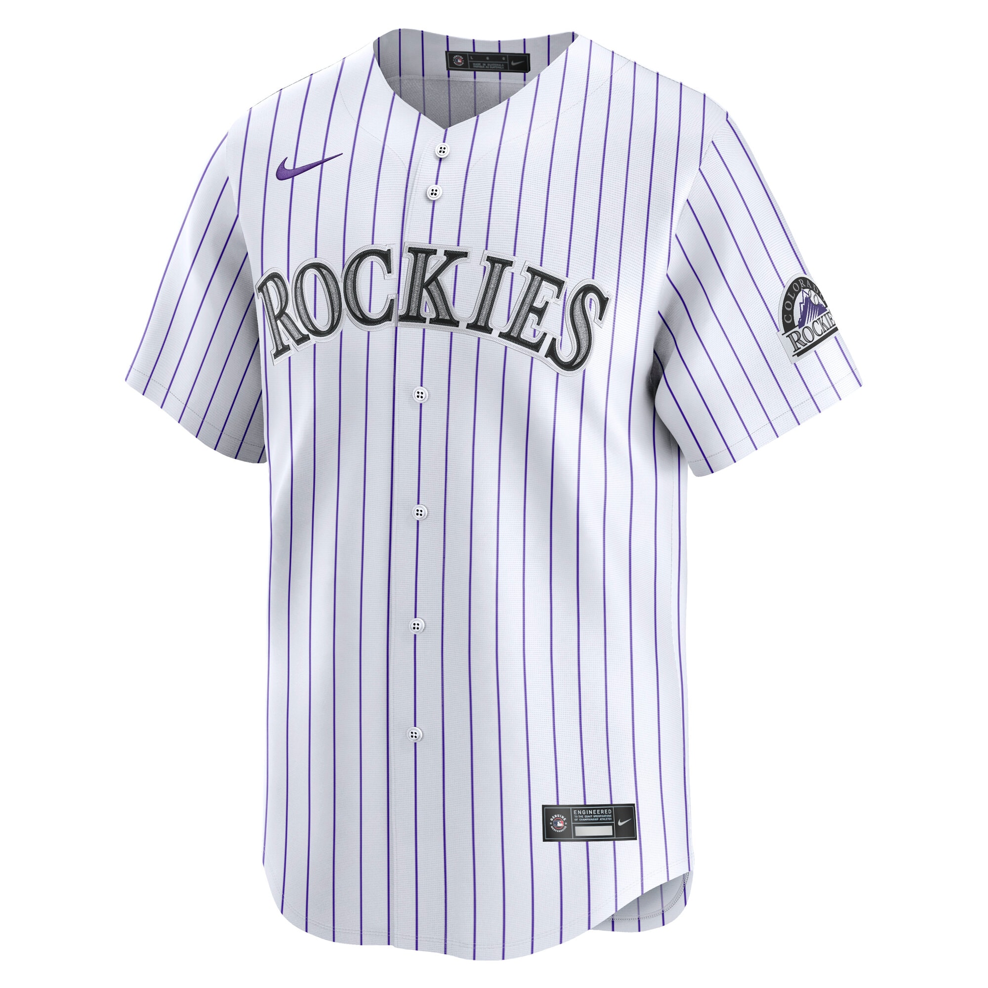Colorado Rockies Nike Home Limited Jersey – White