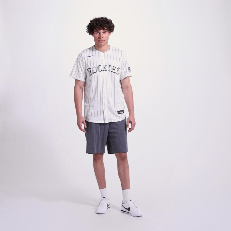 Colorado Rockies Nike Home Limited Player Jersey – White