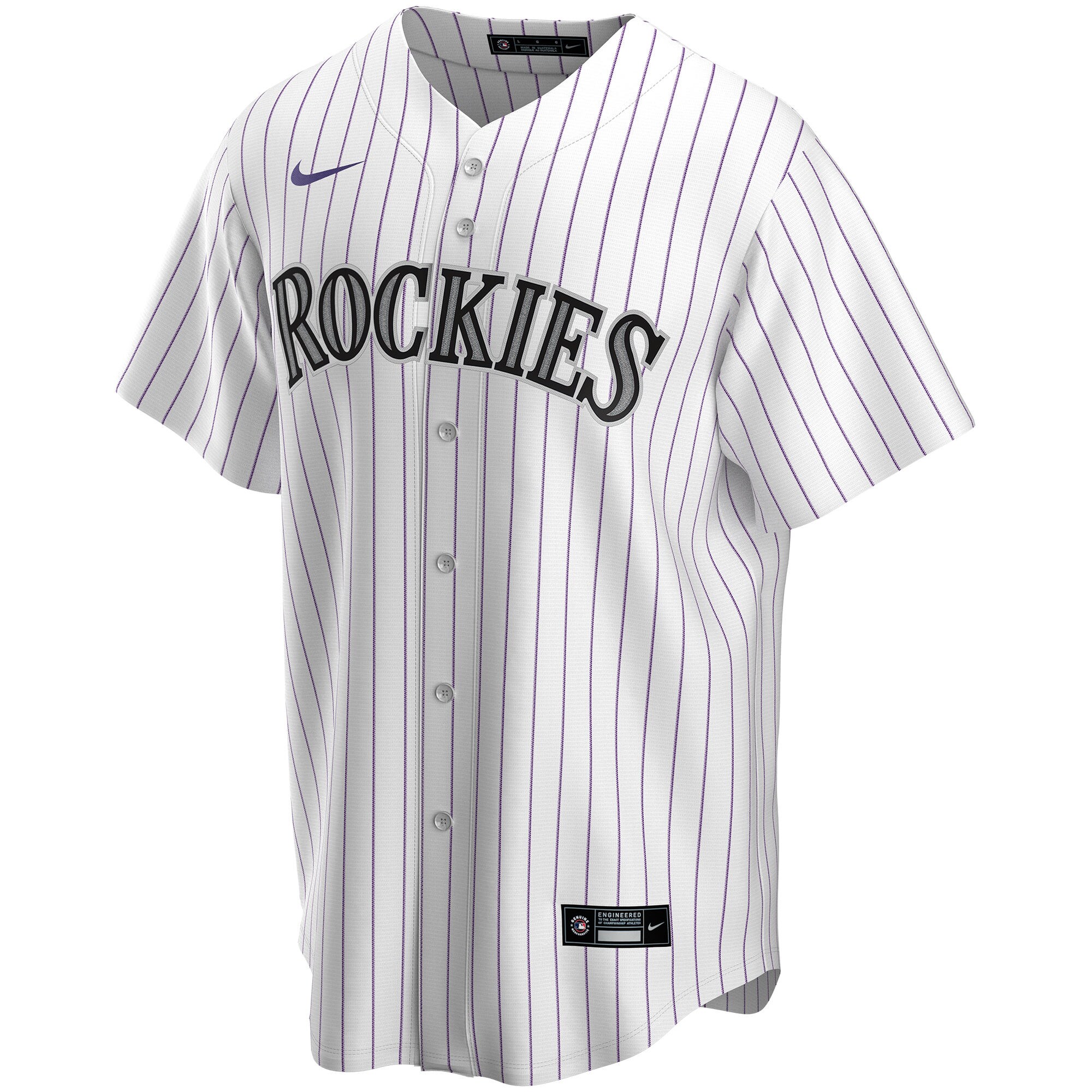 Colorado Rockies Nike Youth Home Replica Custom Jersey – White