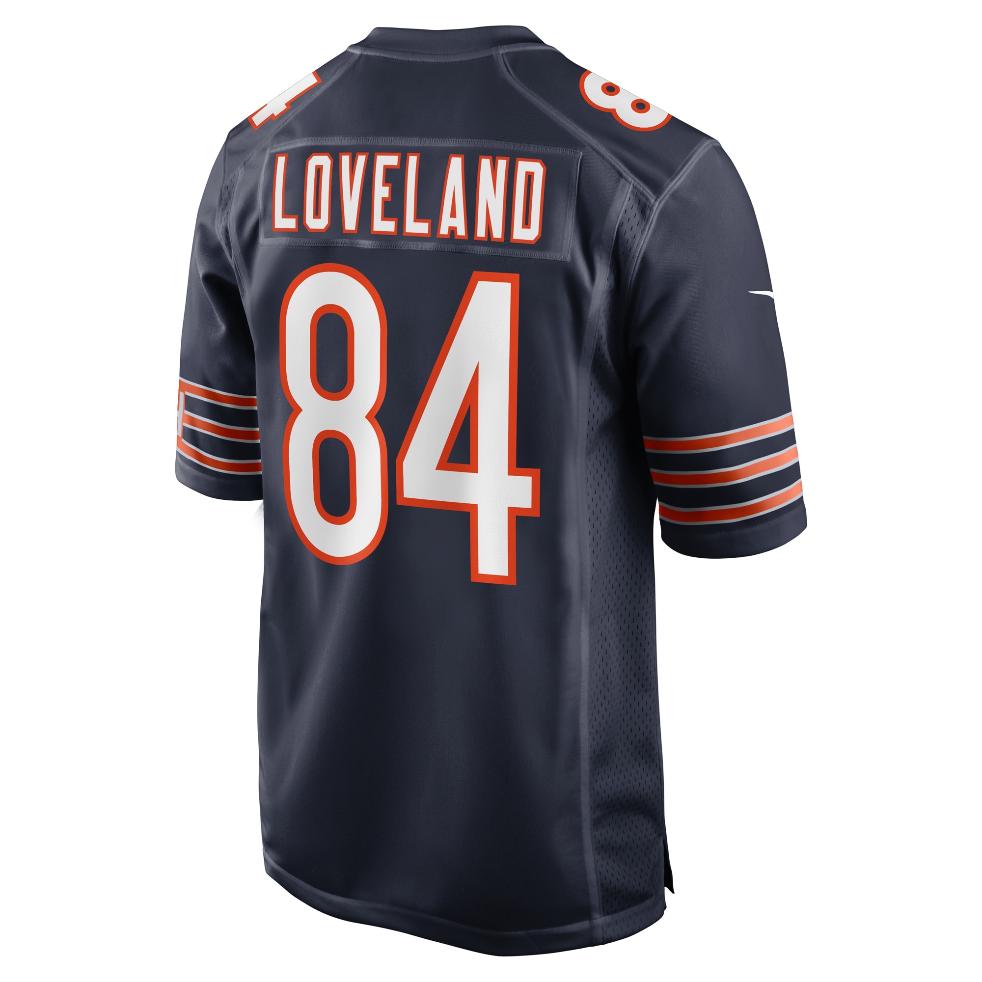 Colston Loveland Chicago Bears Nike 2025 NFL Draft First Round Pick Game Jersey – Navy Clowdercats