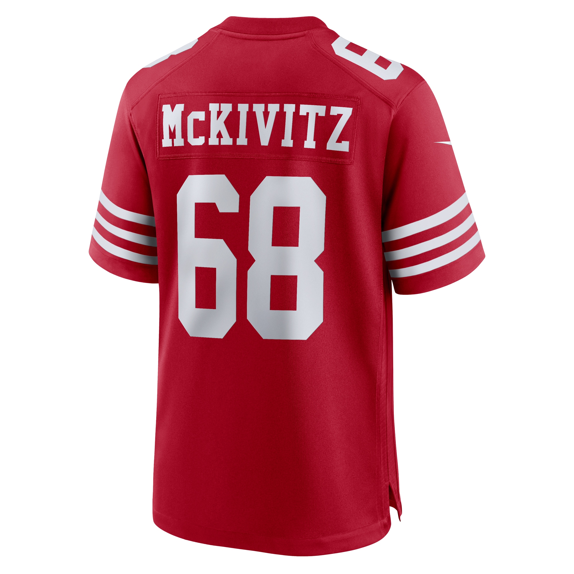 Colton McKivitz San Francisco 49ers Nike Game Jersey – Scarlet Clowdercats