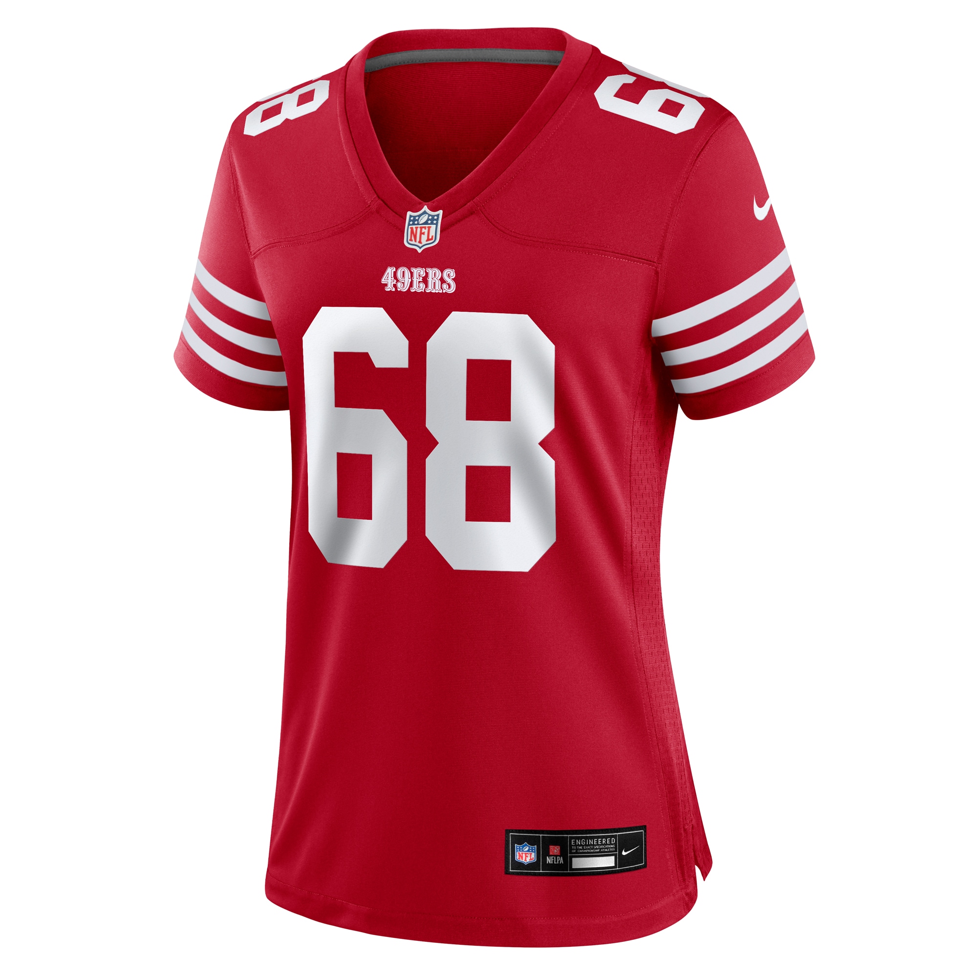 Colton McKivitz San Francisco 49ers Nike Women’s Team Game Jersey – Scarlet Clowdercats