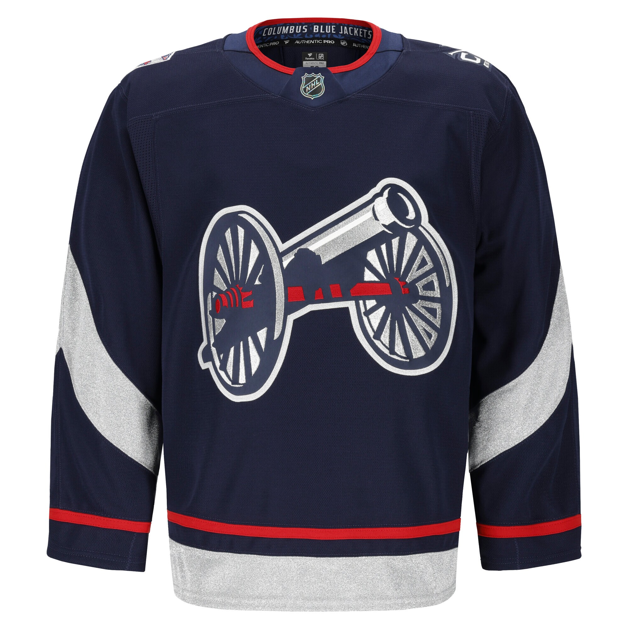 Columbus Blue Jackets Fanatics 2025 NHL Stadium Series Authentic Pro Jersey – Navy Clowdercats