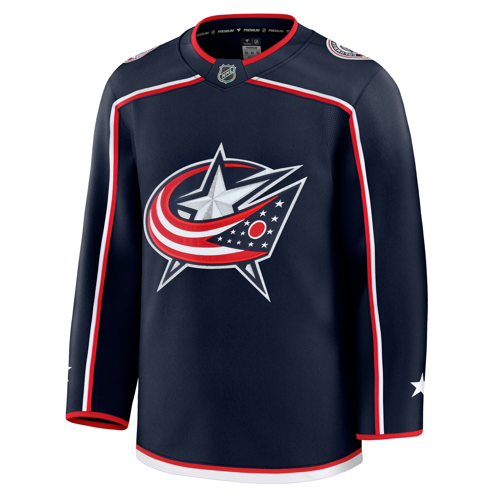 Columbus Blue Jackets Fanatics Home Premium Jersey – Navy Clowdercats