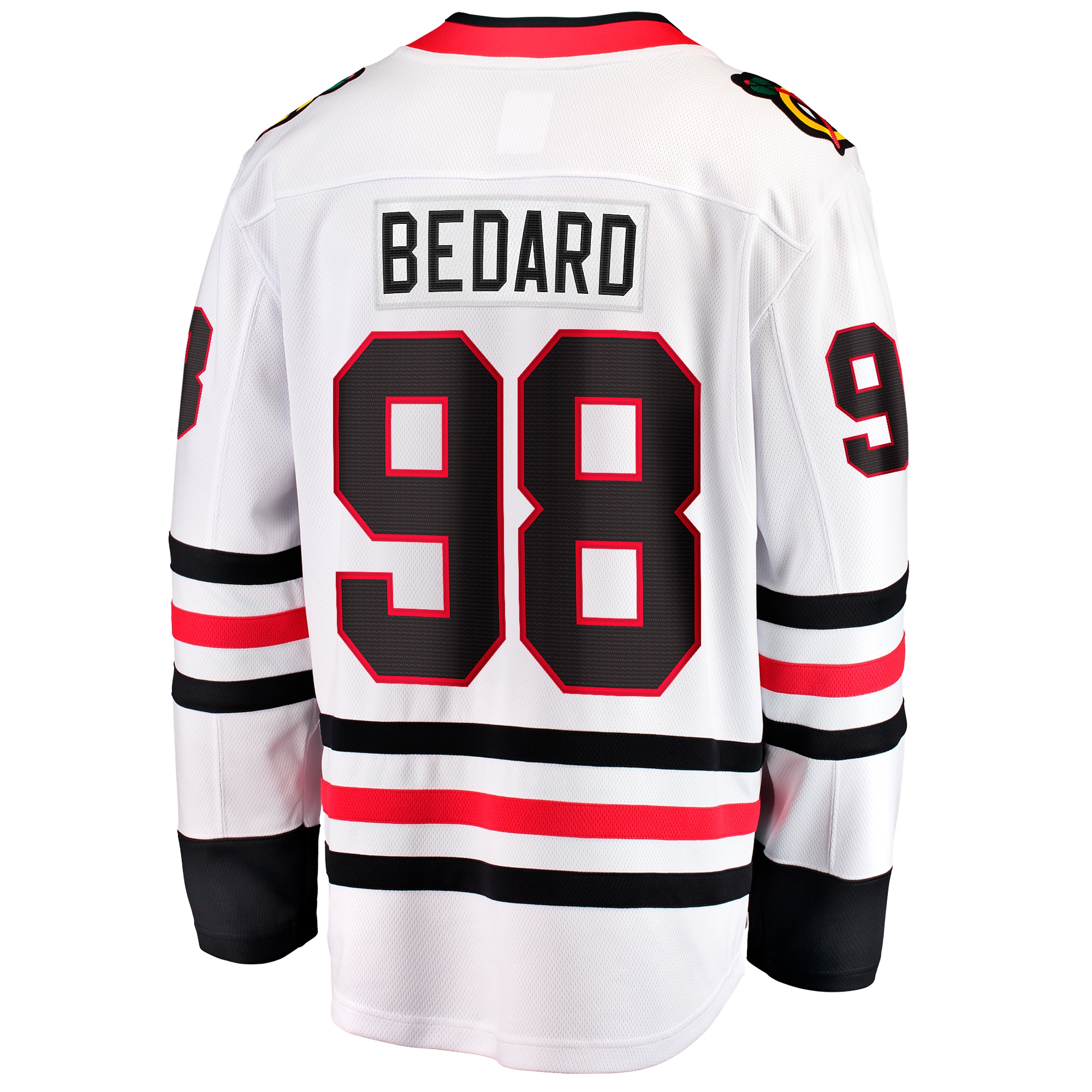 Connor Bedard Chicago Blackhawks Fanatics Away Breakaway Player Jersey – White Clowdercats