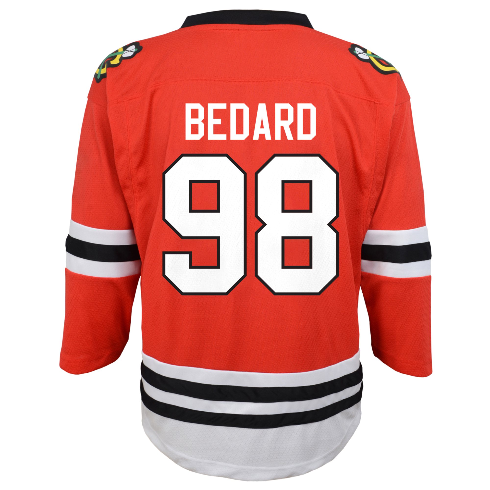 Connor Bedard Chicago Blackhawks Preschool Home Replica Player Jersey – Red Clowdercats