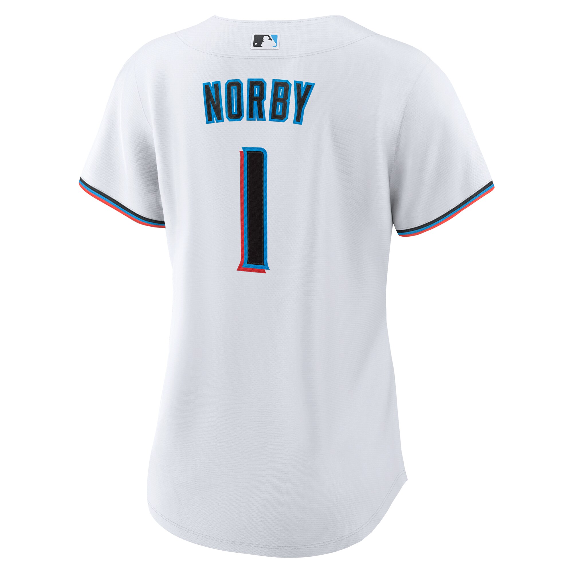 Connor Norby Miami Marlins Nike Women’s Home Replica Jersey – White