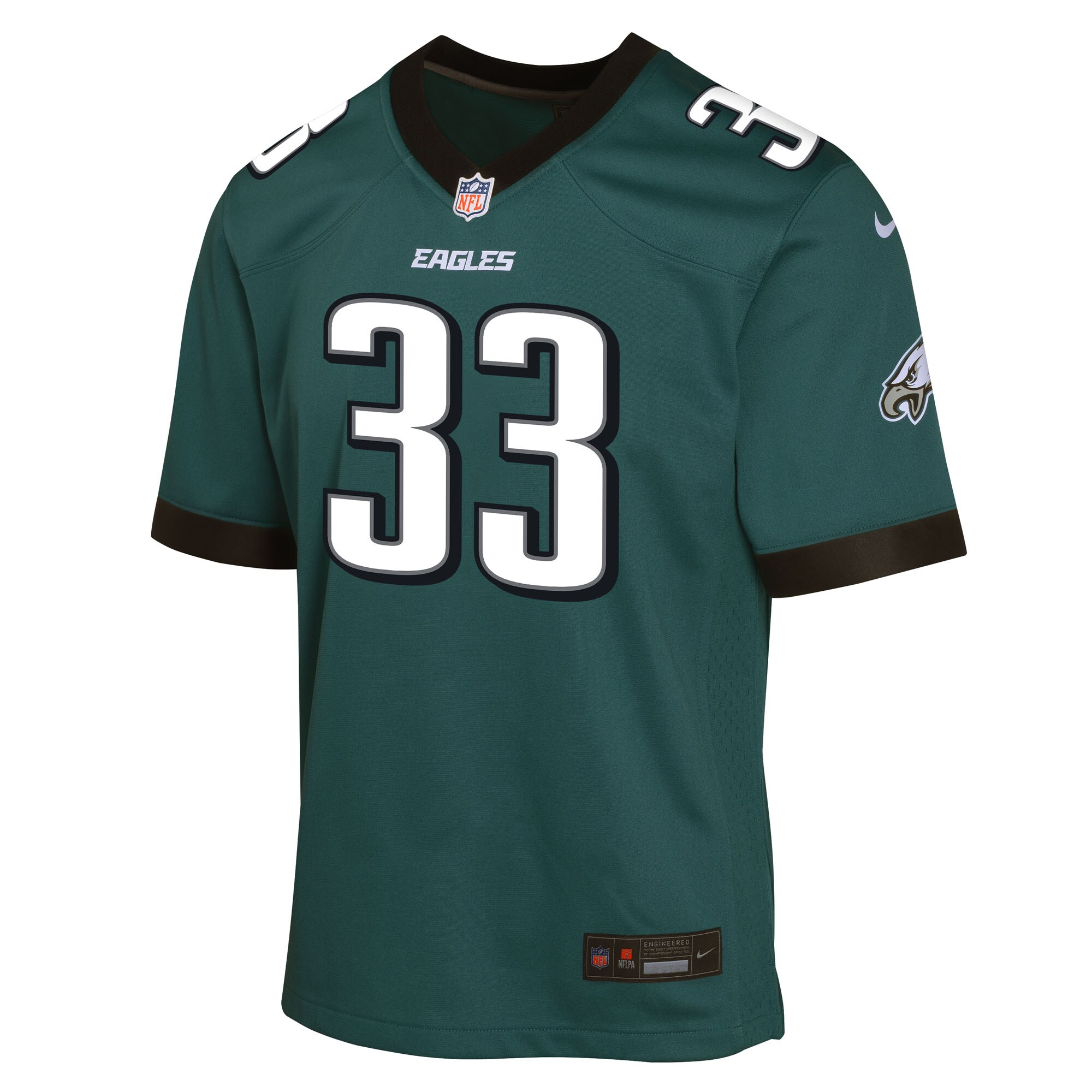Cooper DeJean Philadelphia Eagles Nike Youth Game Player Jersey – Midnight Green Clowdercats