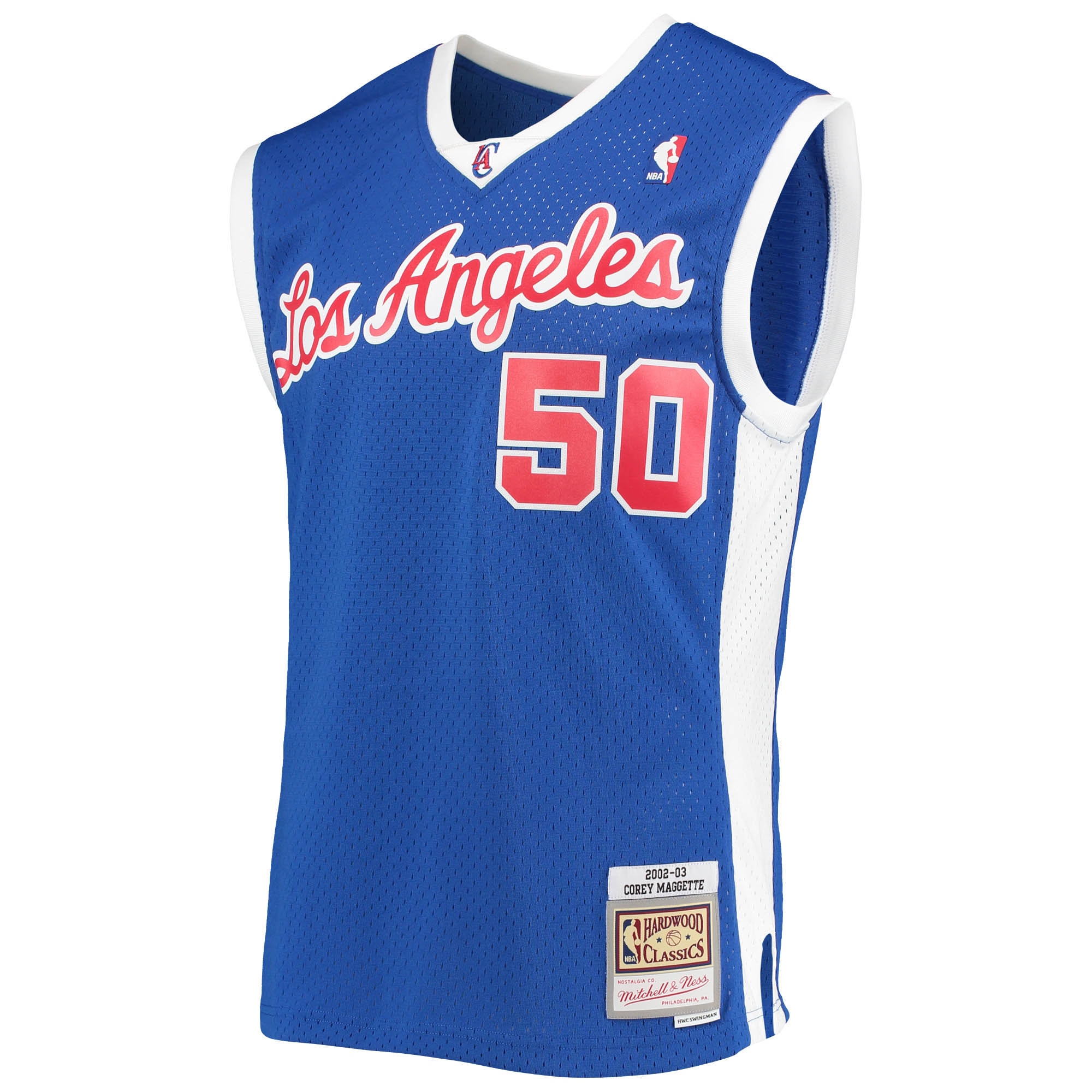 Corey Maggette LA Clippers Mitchell & Ness 2002/03 Hardwood Classics Swingman Jersey – Royal Clowdercats