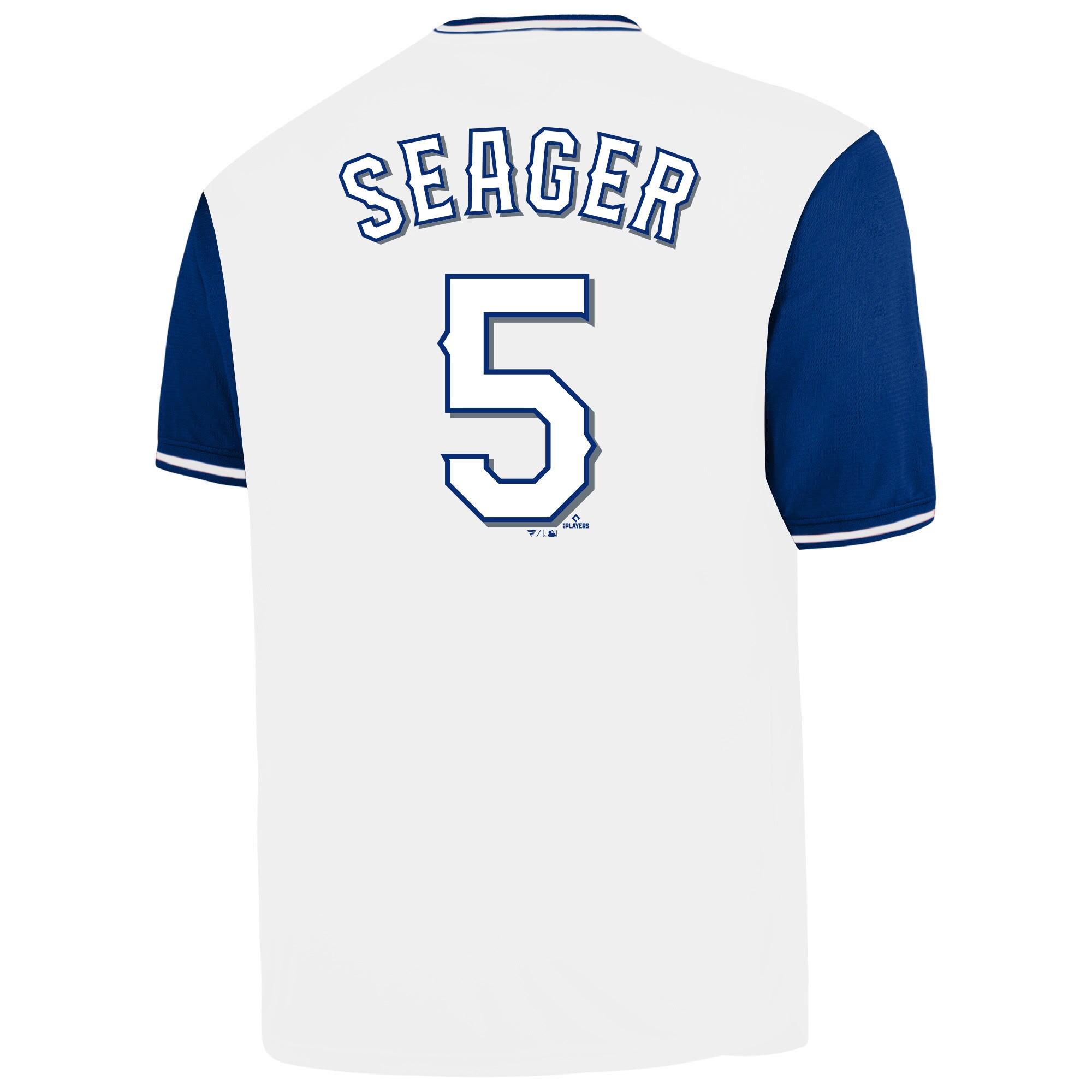Corey Seager Texas Rangers Profile Big & Tall Name & Number Birdeye V-Neck T-Shirt – White