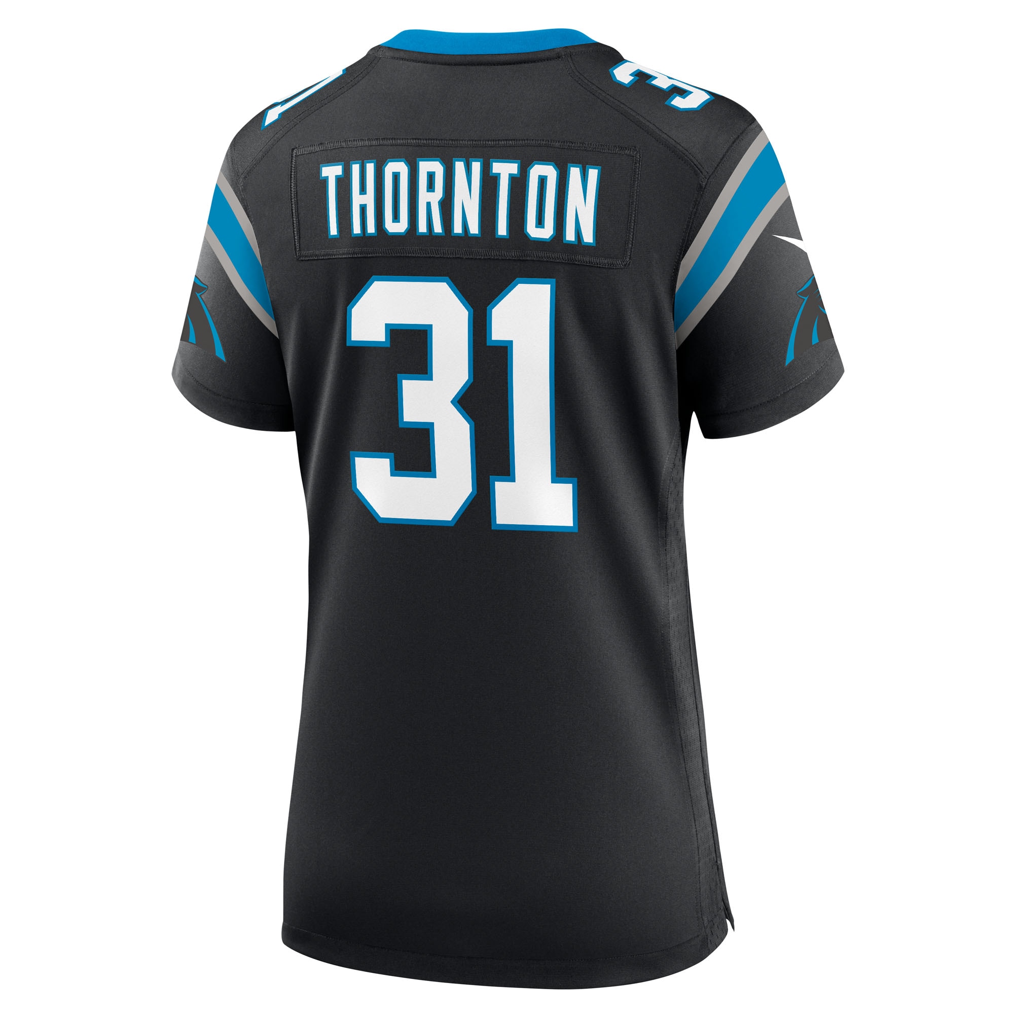 Corey Thornton Carolina Panthers Nike Women’s Team Game Jersey – Black Clowdercats