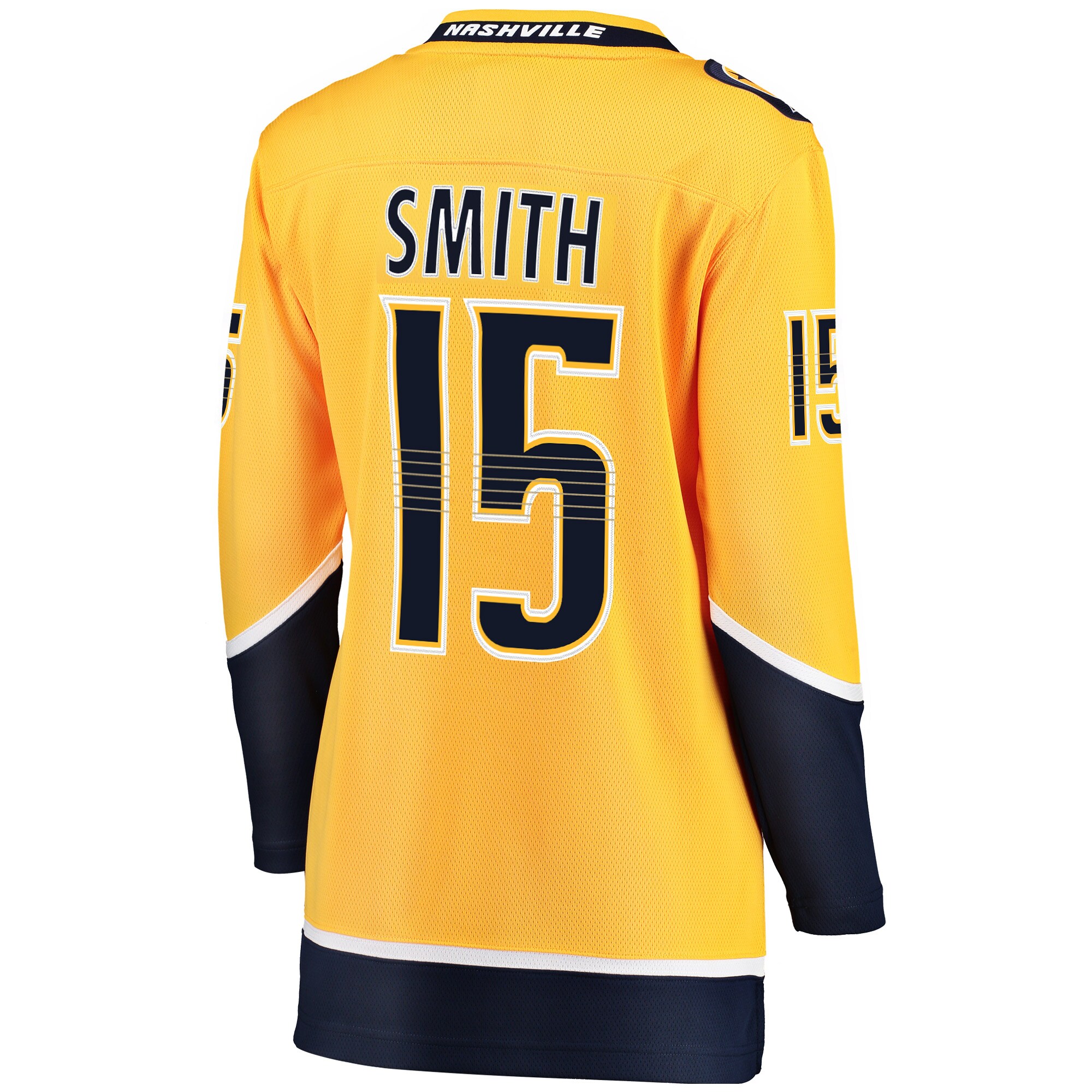 Craig Smith Nashville Predators Fanatics Women’s Breakaway Player Jersey – Gold Clowdercats