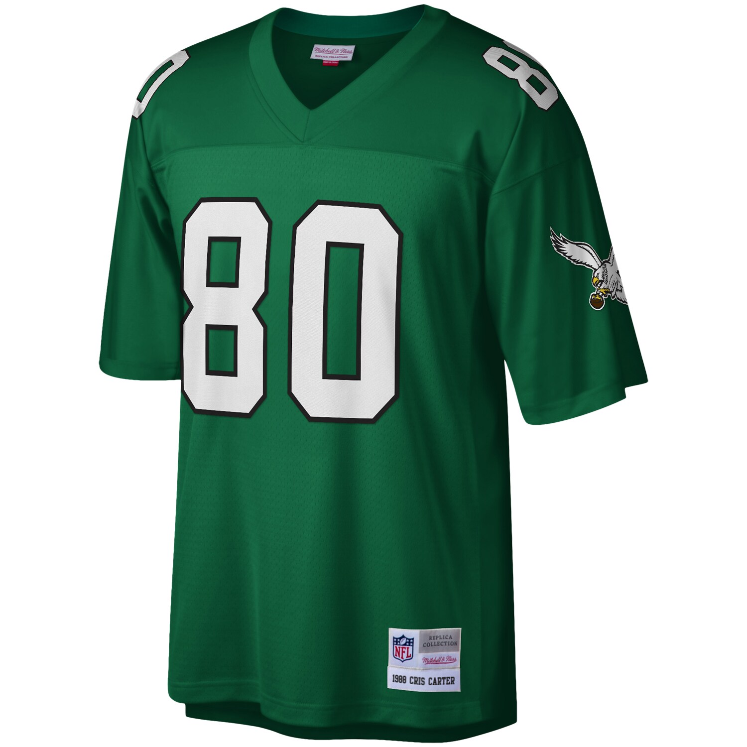 Cris Carter Philadelphia Eagles Mitchell & Ness Legacy Replica Jersey – Kelly Green Clowdercats