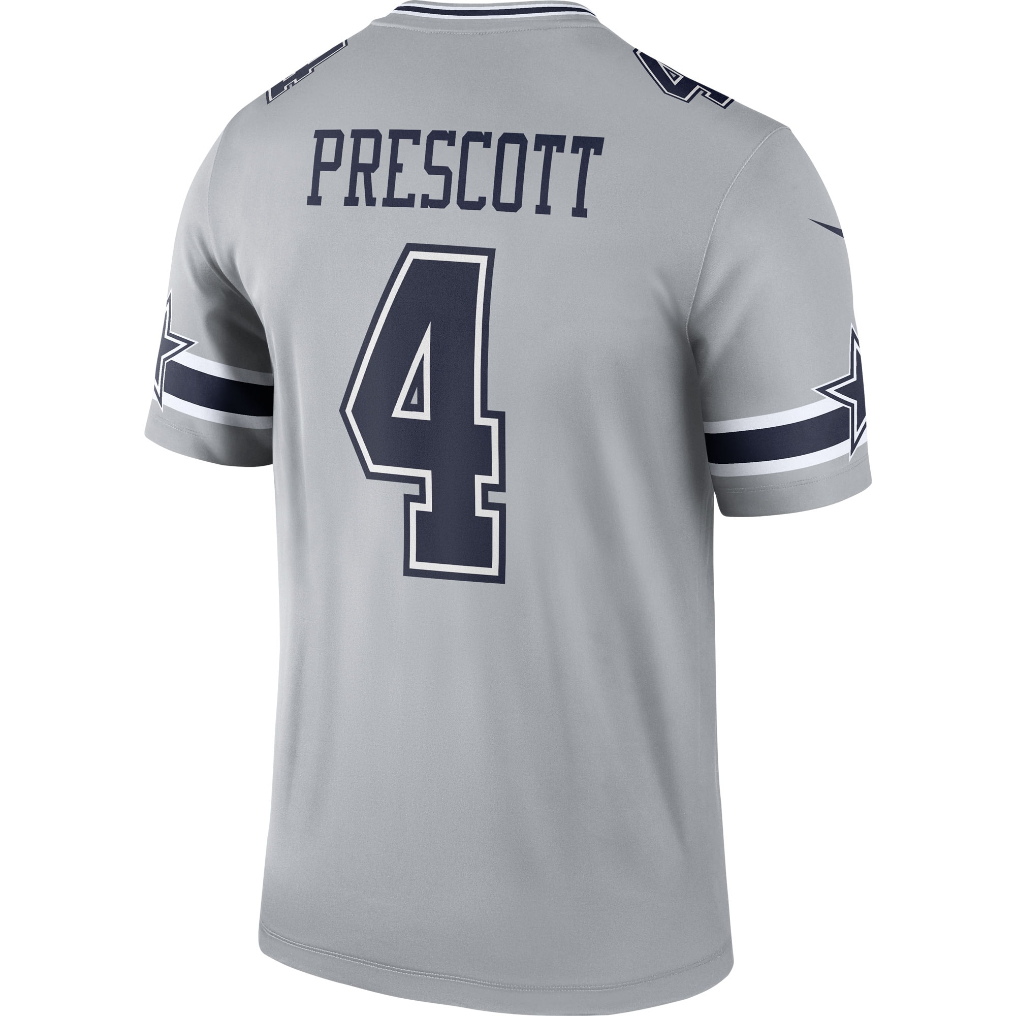 Dak Prescott Dallas Cowboys Nike Inverted Legend Player Performance Top – Gray Clowdercats