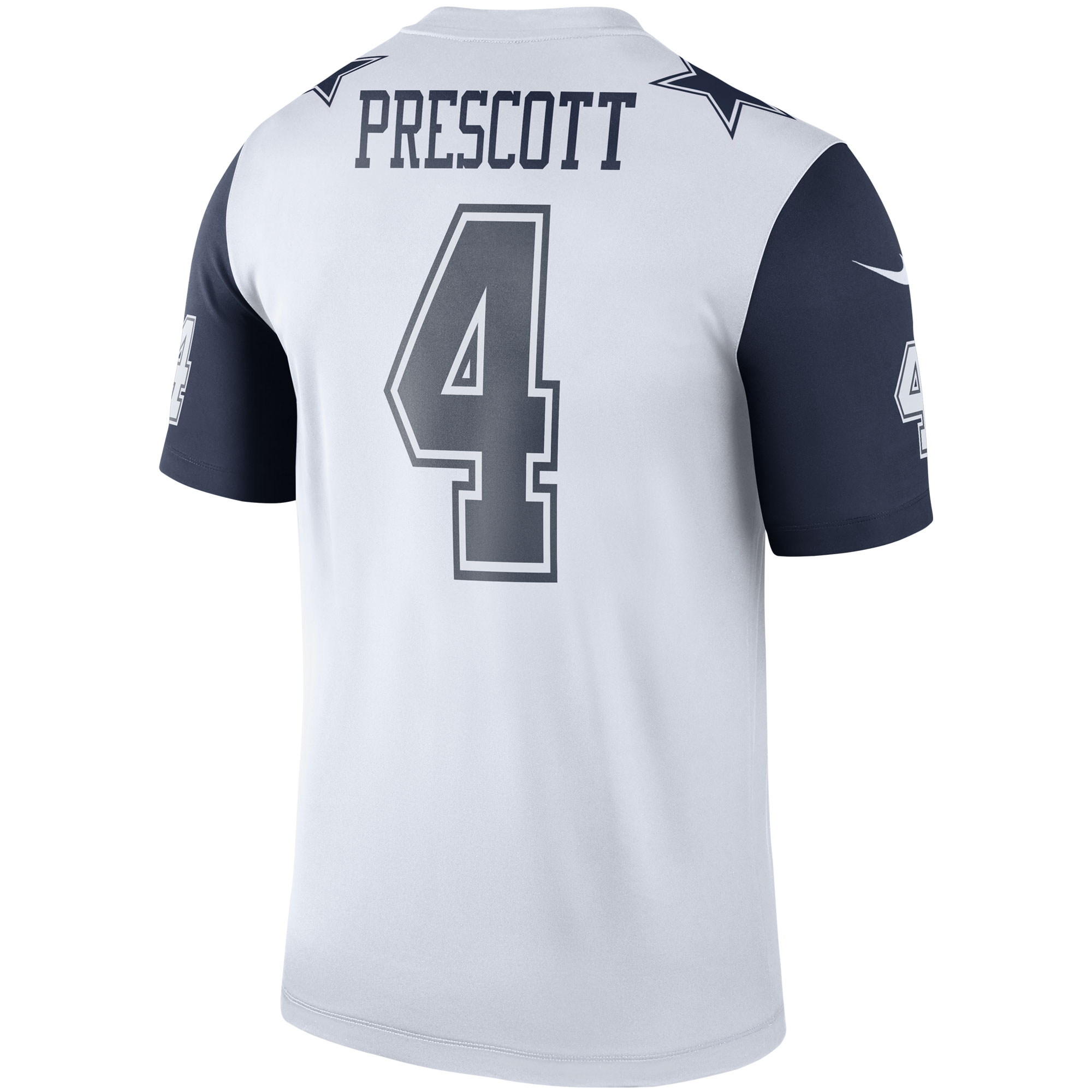 Dak Prescott Dallas Cowboys Nike Legend Player Performance Top – White Clowdercats