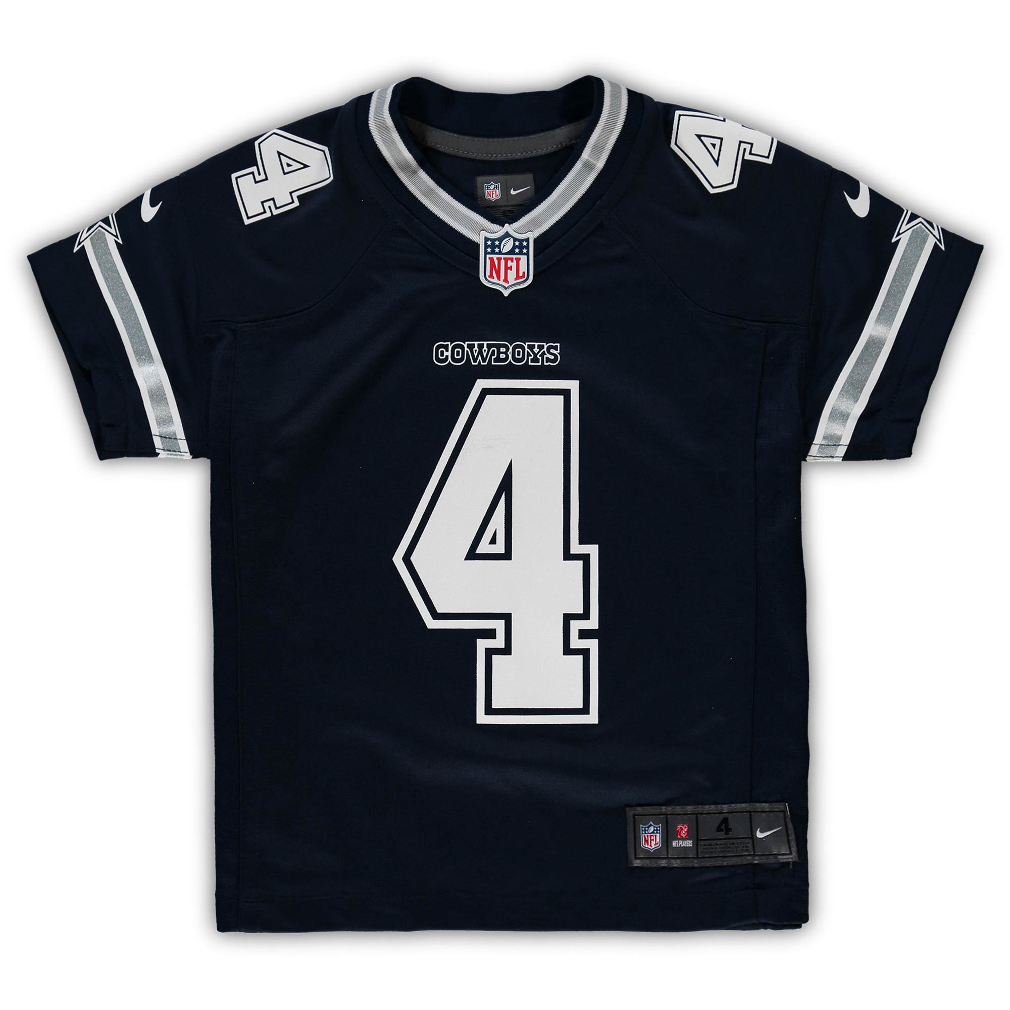 Dak Prescott Dallas Cowboys Nike Preschool Team Game Jersey – Navy Clowdercats