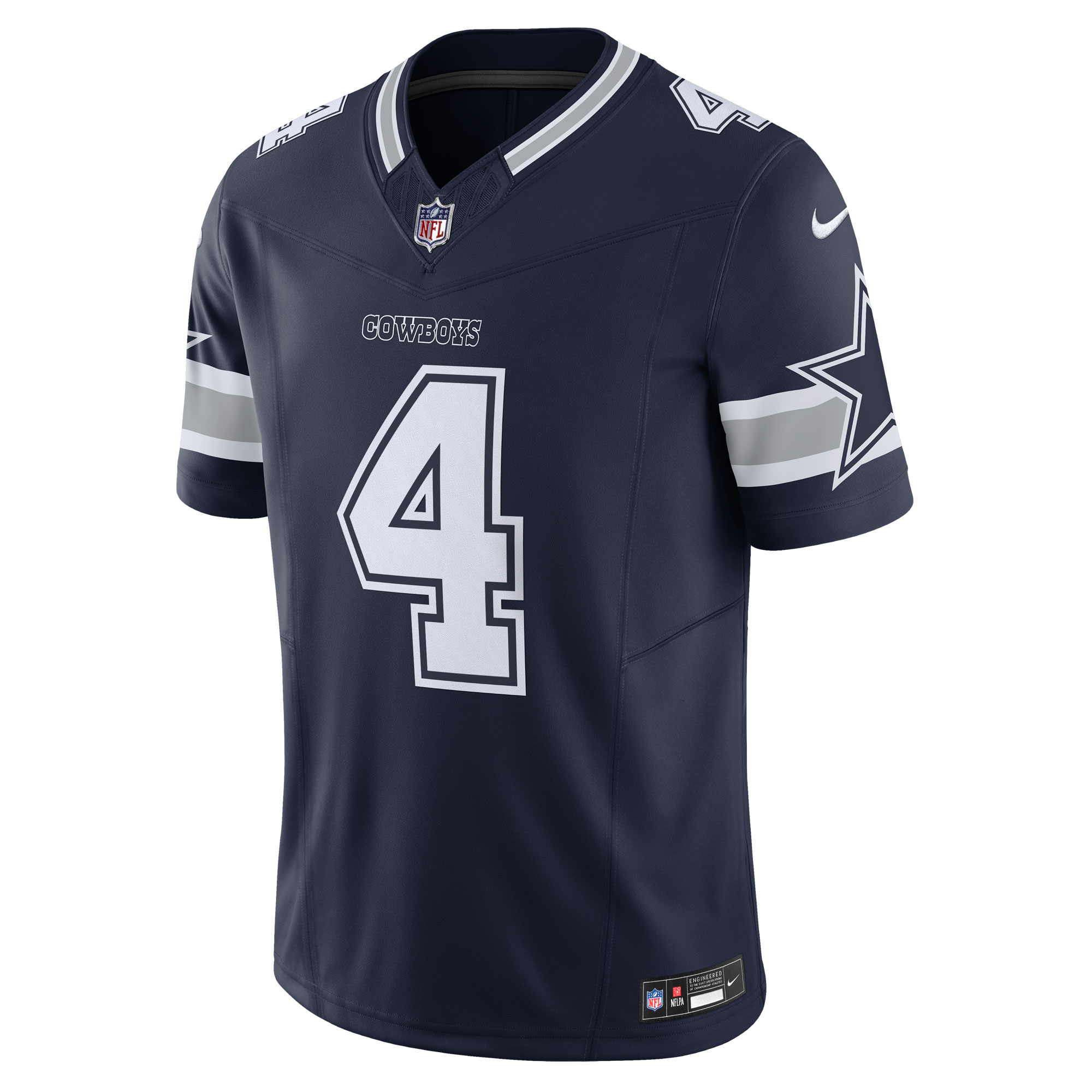 Dak Prescott Dallas Cowboys Nike Vapor F.U.S.E. Limited Jersey – Navy Clowdercats