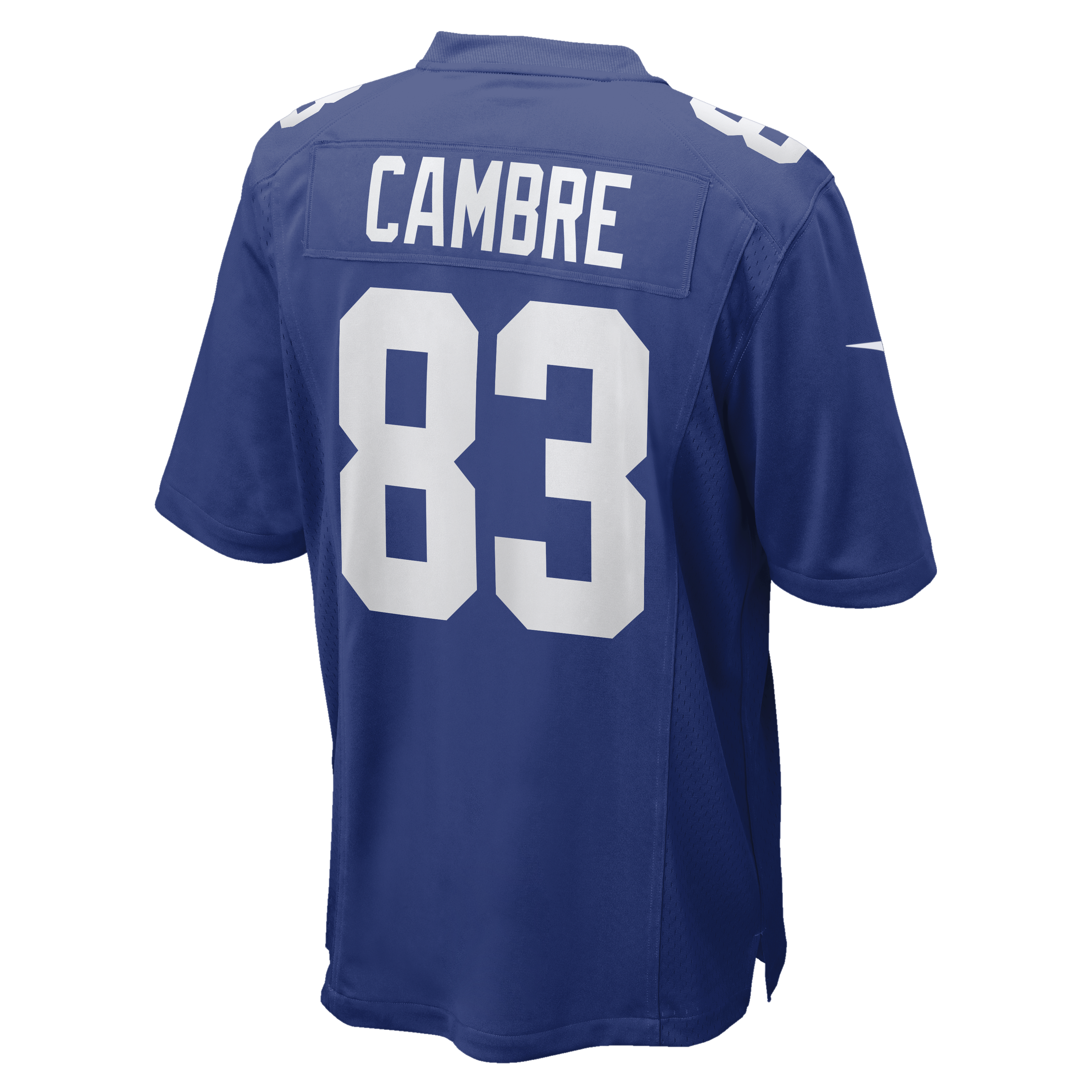 Dalen Cambre New York Giants Nike Team Game Jersey – Royal Clowdercats