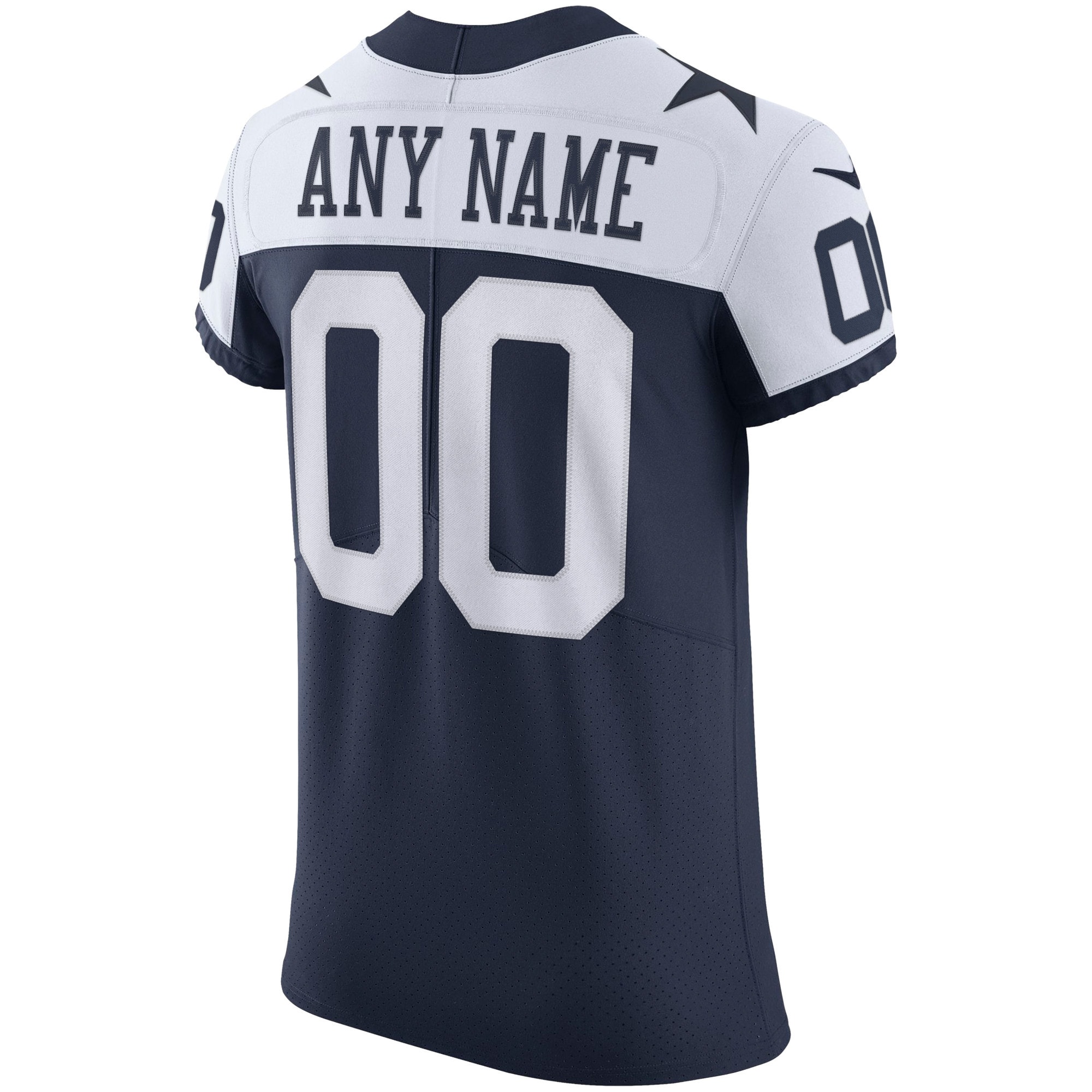 Dallas Cowboys Nike Alternate Vapor Elite Custom Jersey – Navy Clowdercats