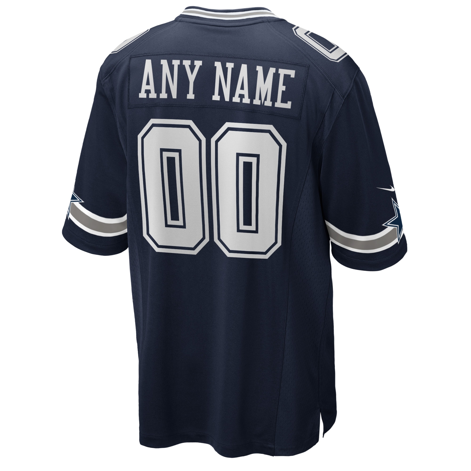 Dallas Cowboys Nike Custom Game Jersey – Navy Clowdercats