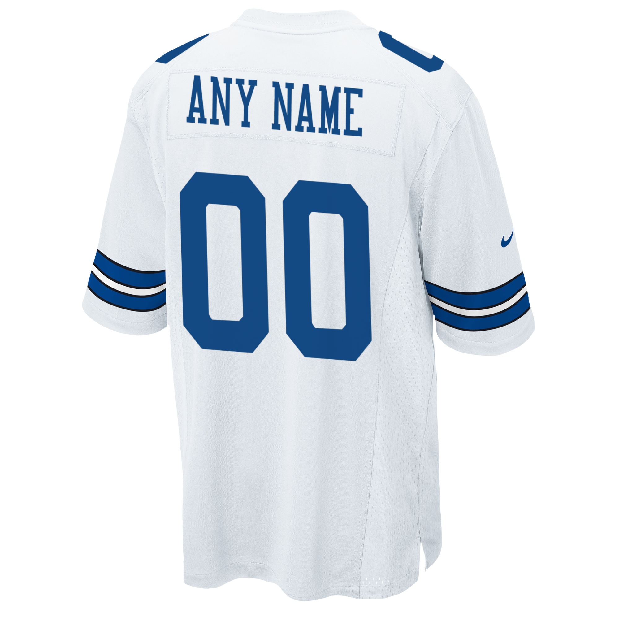 Dallas Cowboys Nike Custom Game Jersey – White Clowdercats