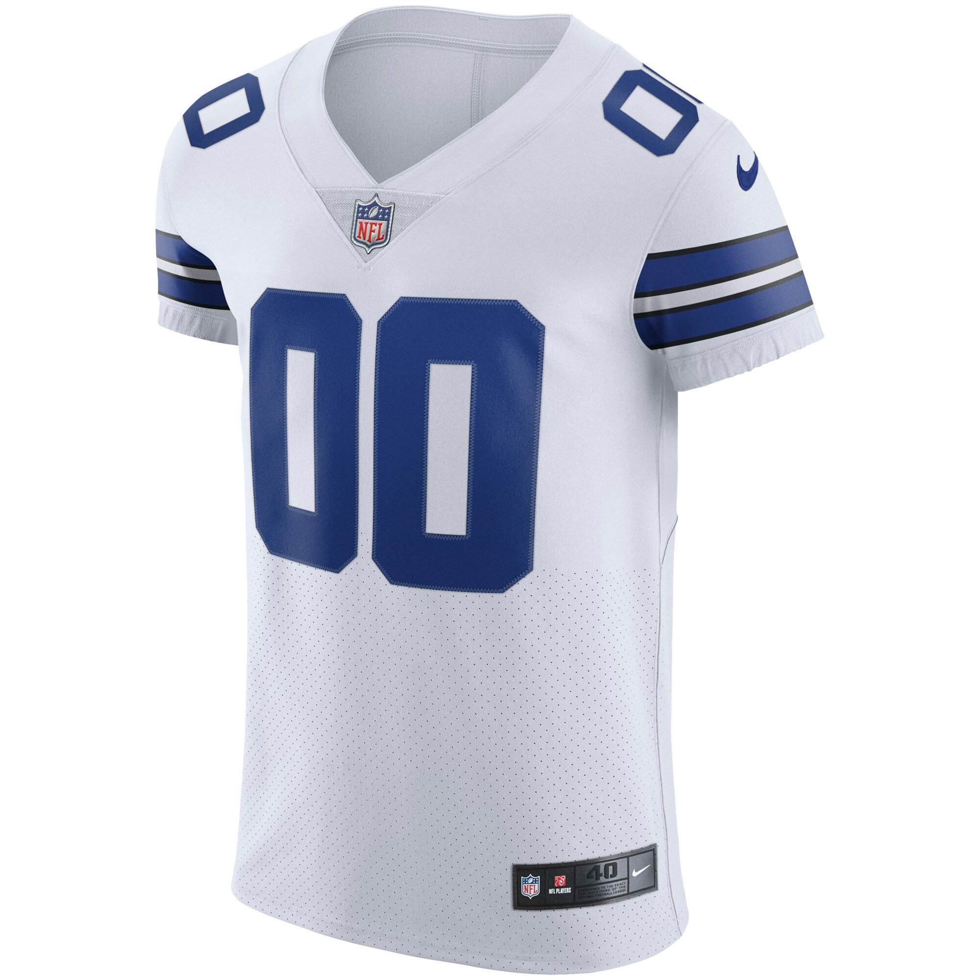 Dallas Cowboys Nike Vapor Elite Custom Jersey – White Clowdercats