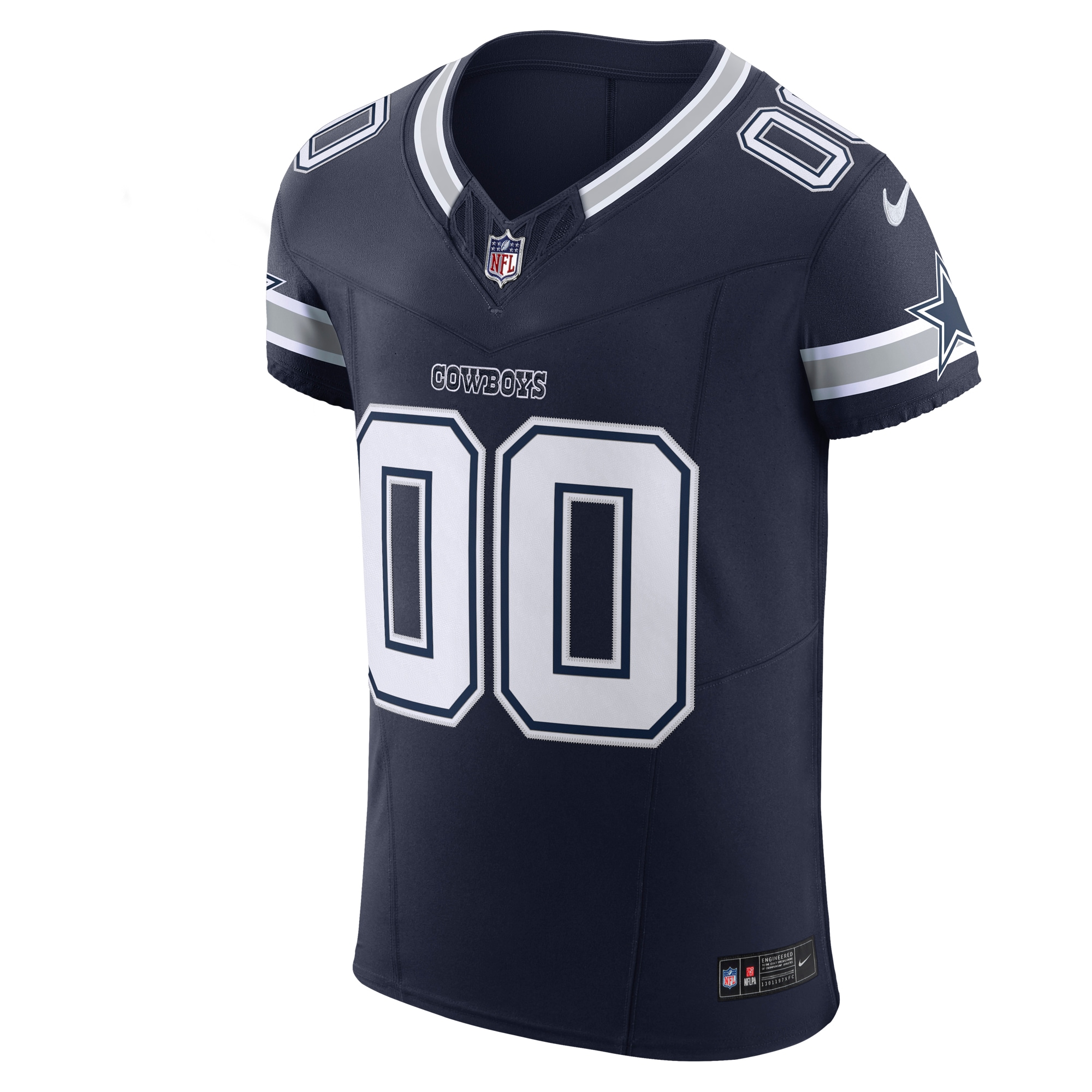 Dallas Cowboys Nike Vapor F.U.S.E. Elite Custom Jersey – Navy Clowdercats
