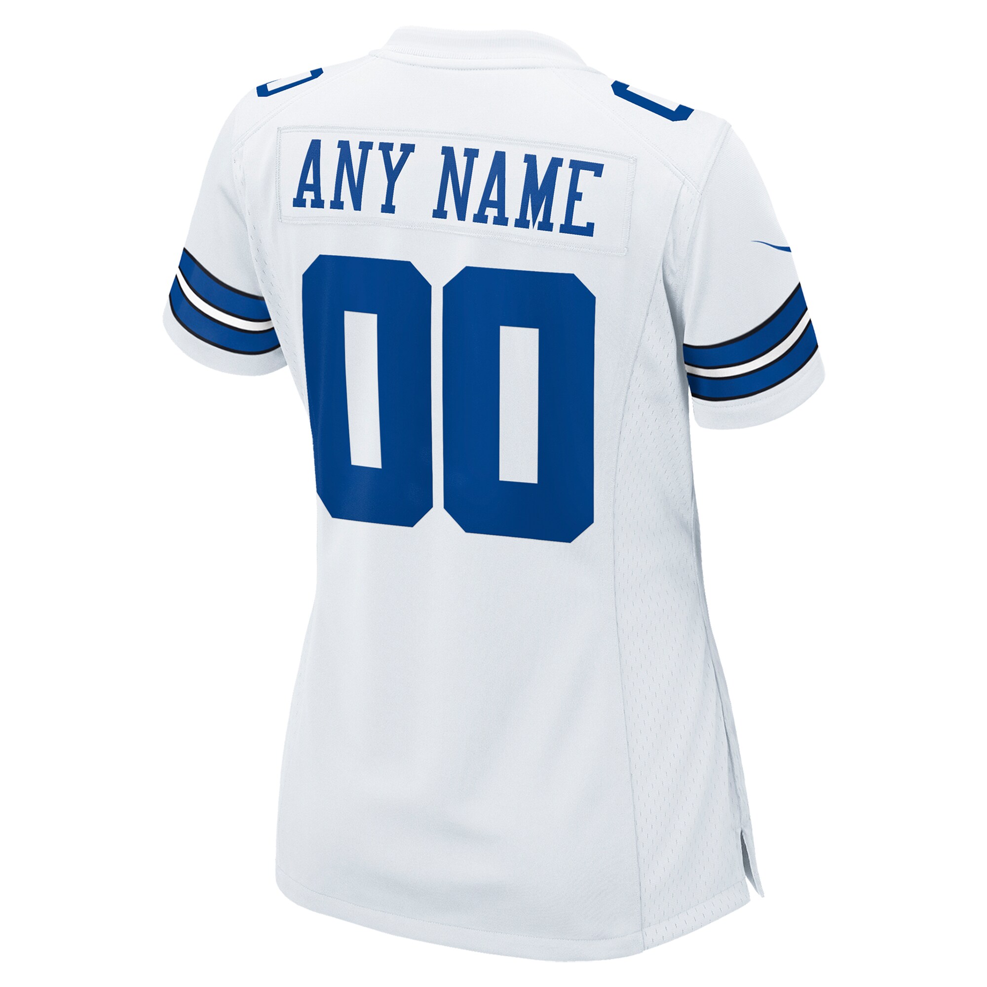 Dallas Cowboys Nike Women’s Custom Game Jersey – White Clowdercats