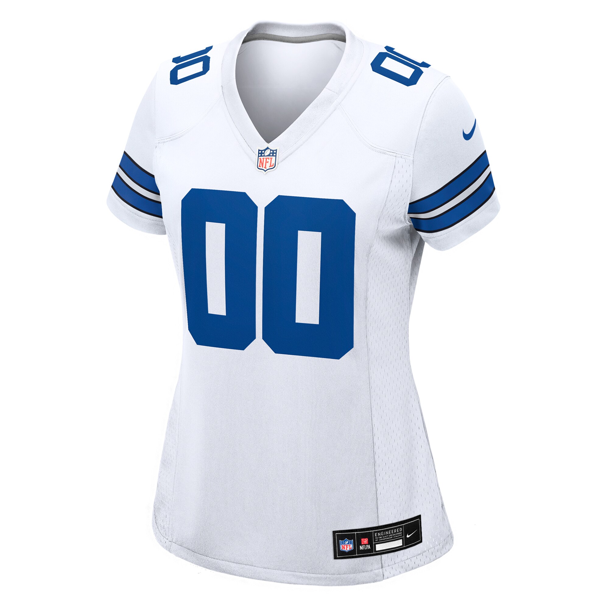 Dallas Cowboys Nike Women’s Custom Game Jersey – White Clowdercats