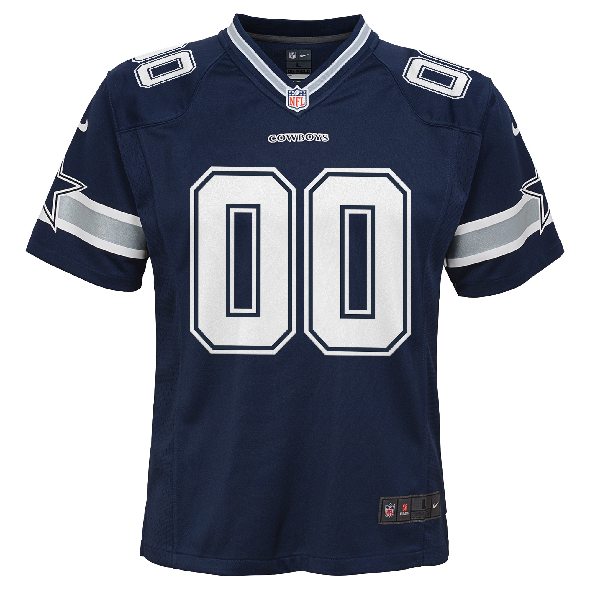 Dallas Cowboys Nike Youth Custom Game Jersey – Navy Clowdercats