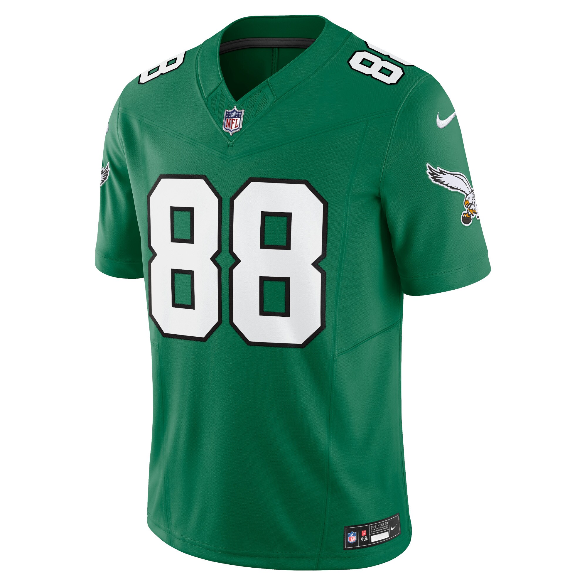 Dallas Goedert Philadelphia Eagles Nike Vapor F.U.S.E. Limited Jersey – Kelly Green Clowdercats