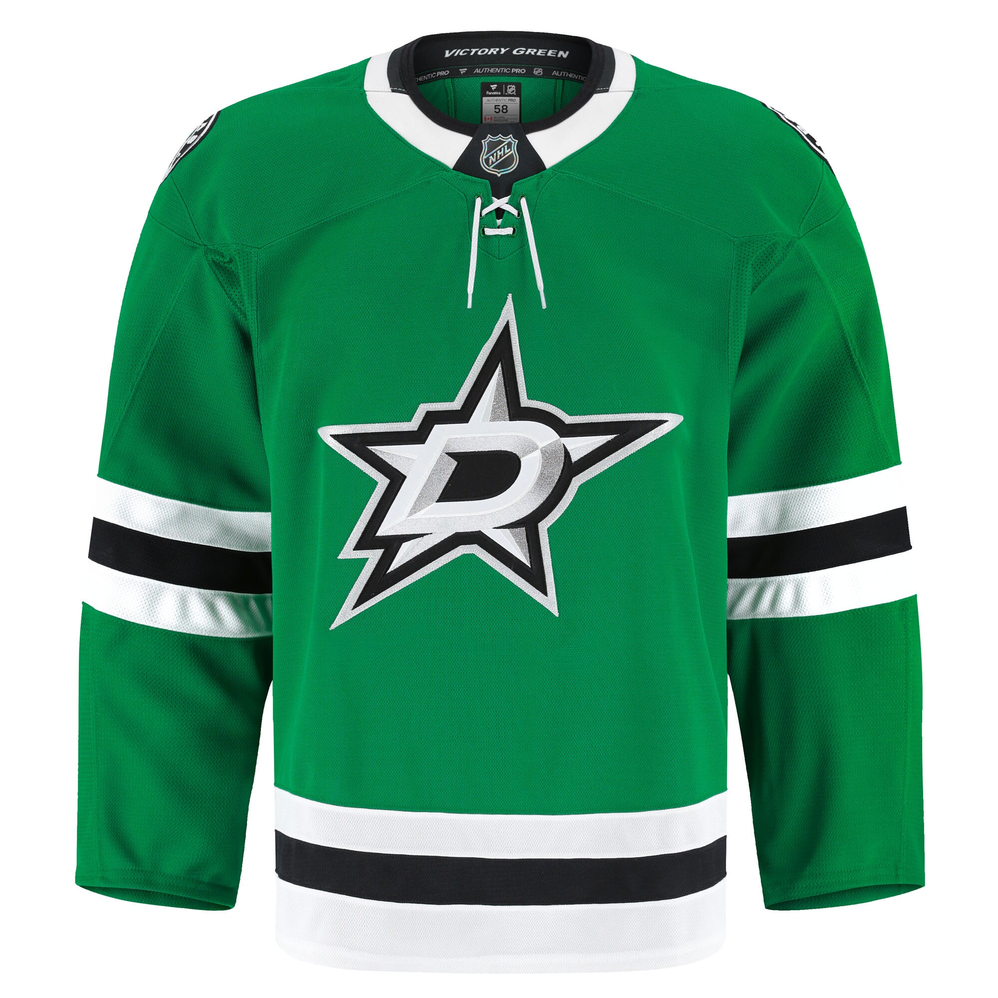 Dallas Stars Fanatics Home Authentic Pro Jersey – Kelly Green Clowdercats