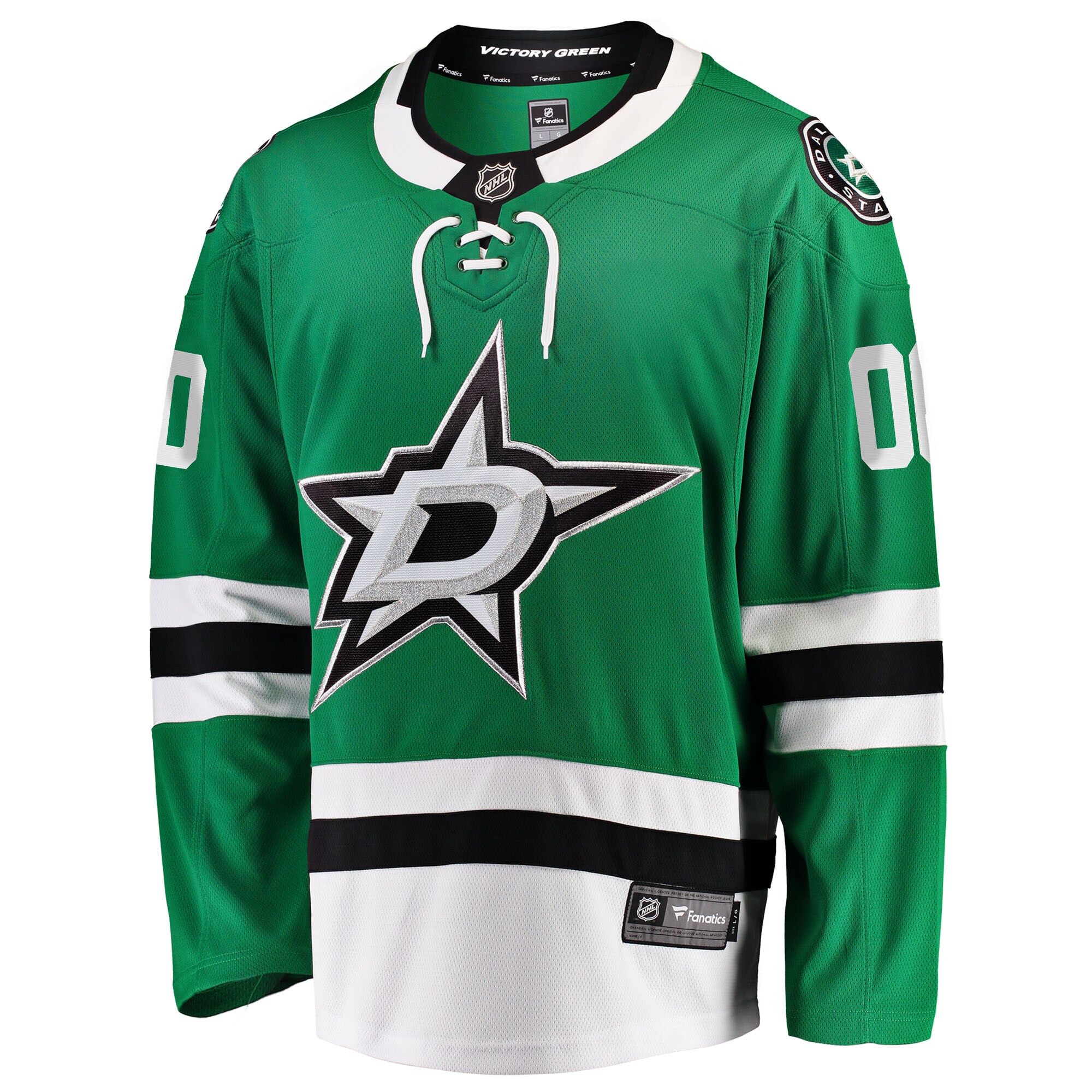 Dallas Stars Fanatics Home Breakaway Custom Jersey – Green Clowdercats