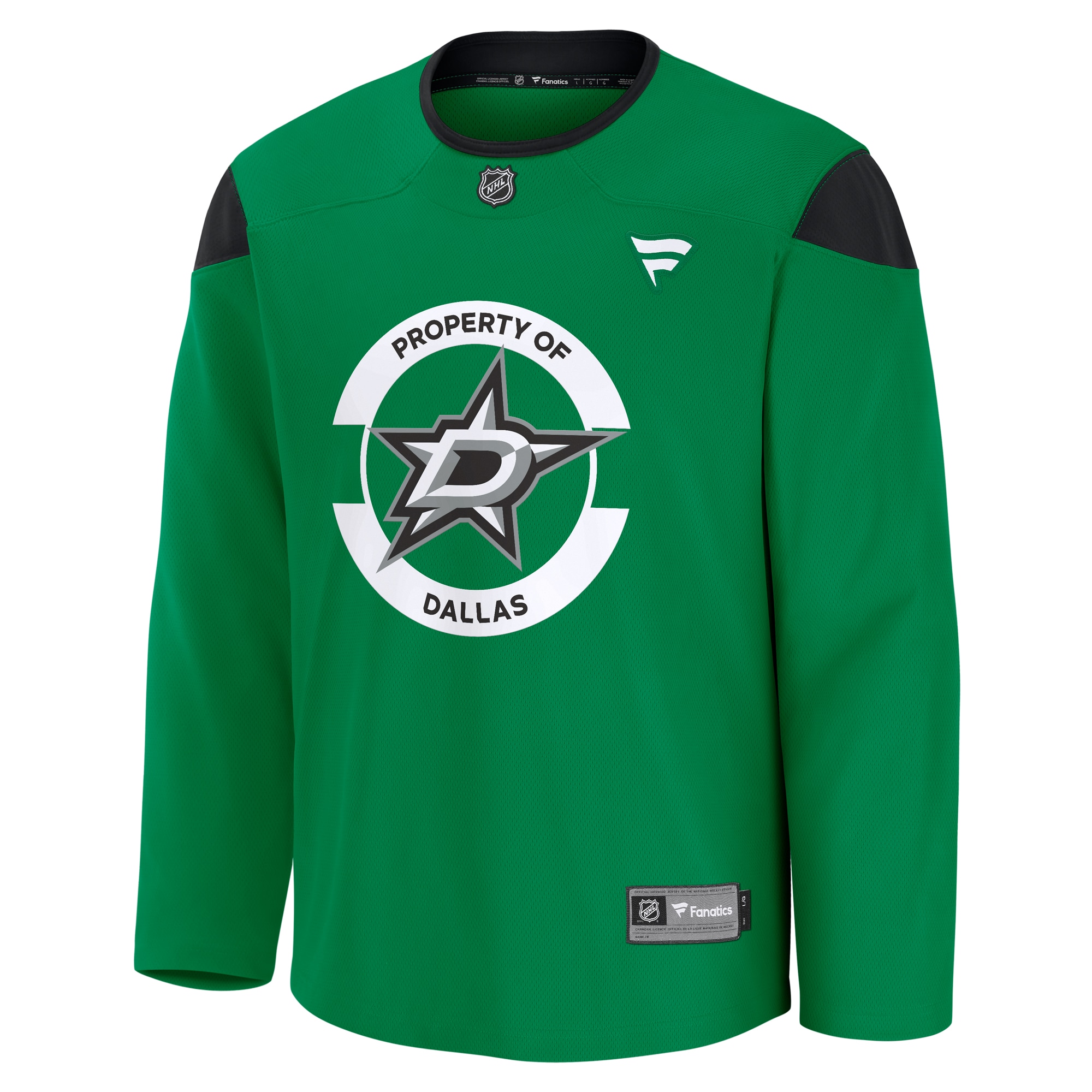 Dallas Stars Fanatics Practice Jersey – Kelly Green Clowdercats