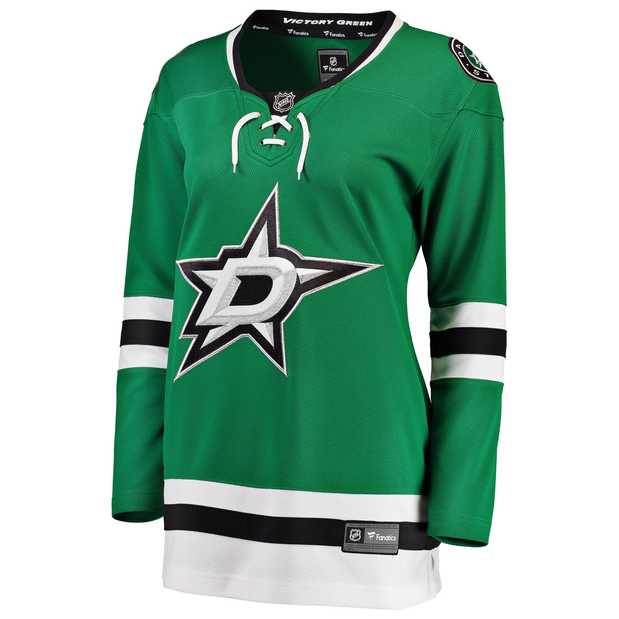 Dallas Stars Fanatics Women’s Home Breakaway Jersey – Green Clowdercats