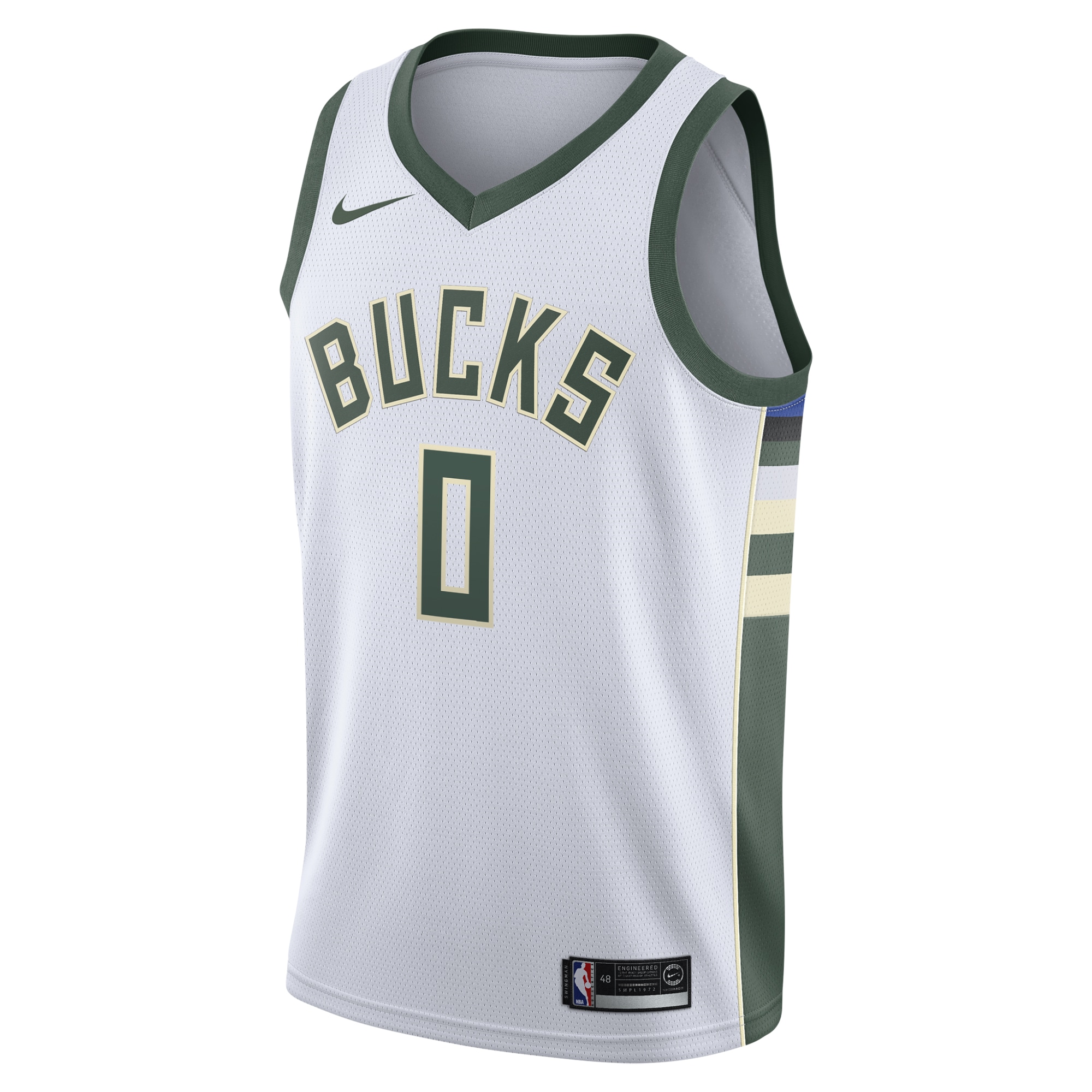 Damian Lillard Milwaukee Bucks Nike Unisex Swingman Player Jersey – Association Edition – White Clowdercats