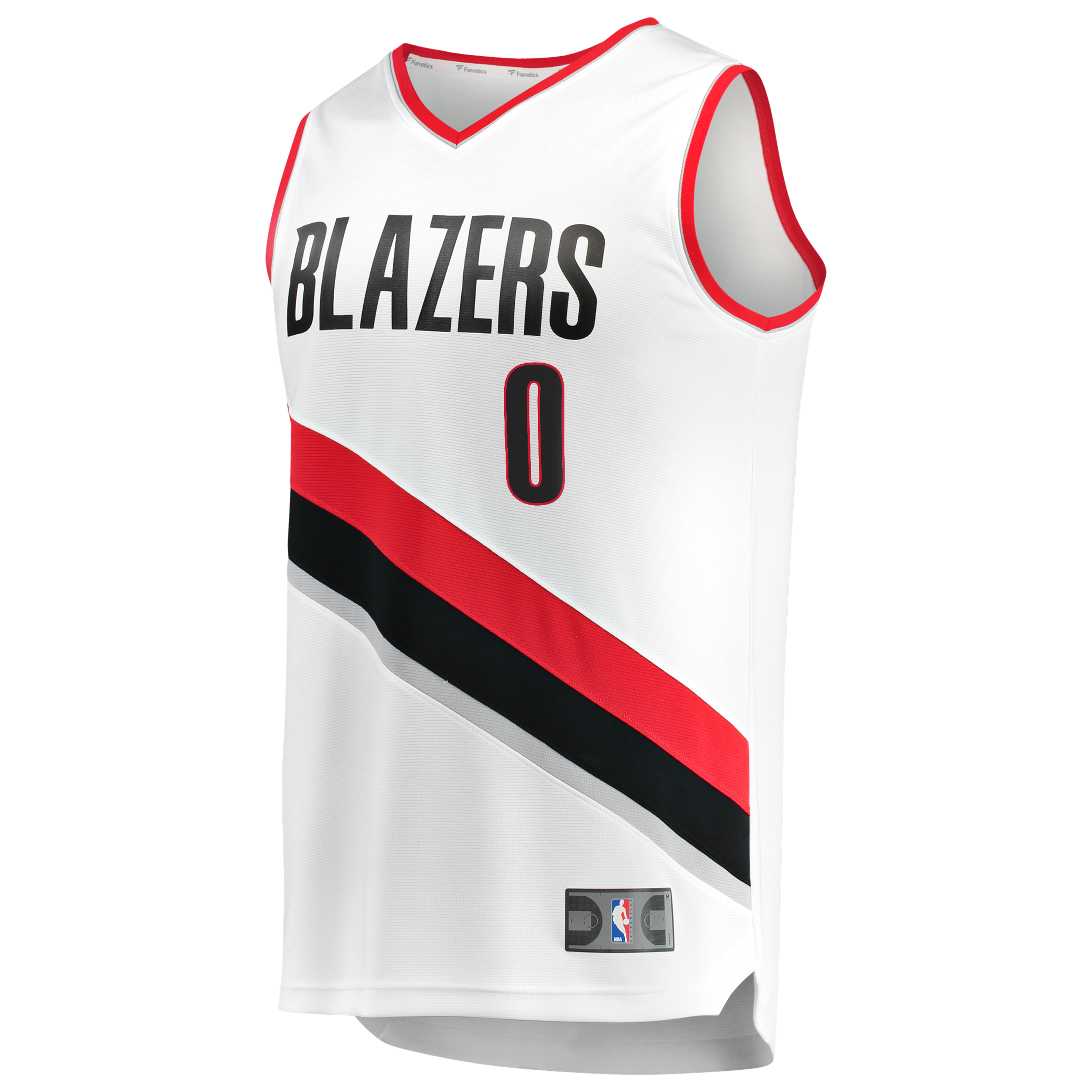 Damian Lillard Portland Trail Blazers Fanatics Fast Break Replica Jersey – White – Association Edition Clowdercats
