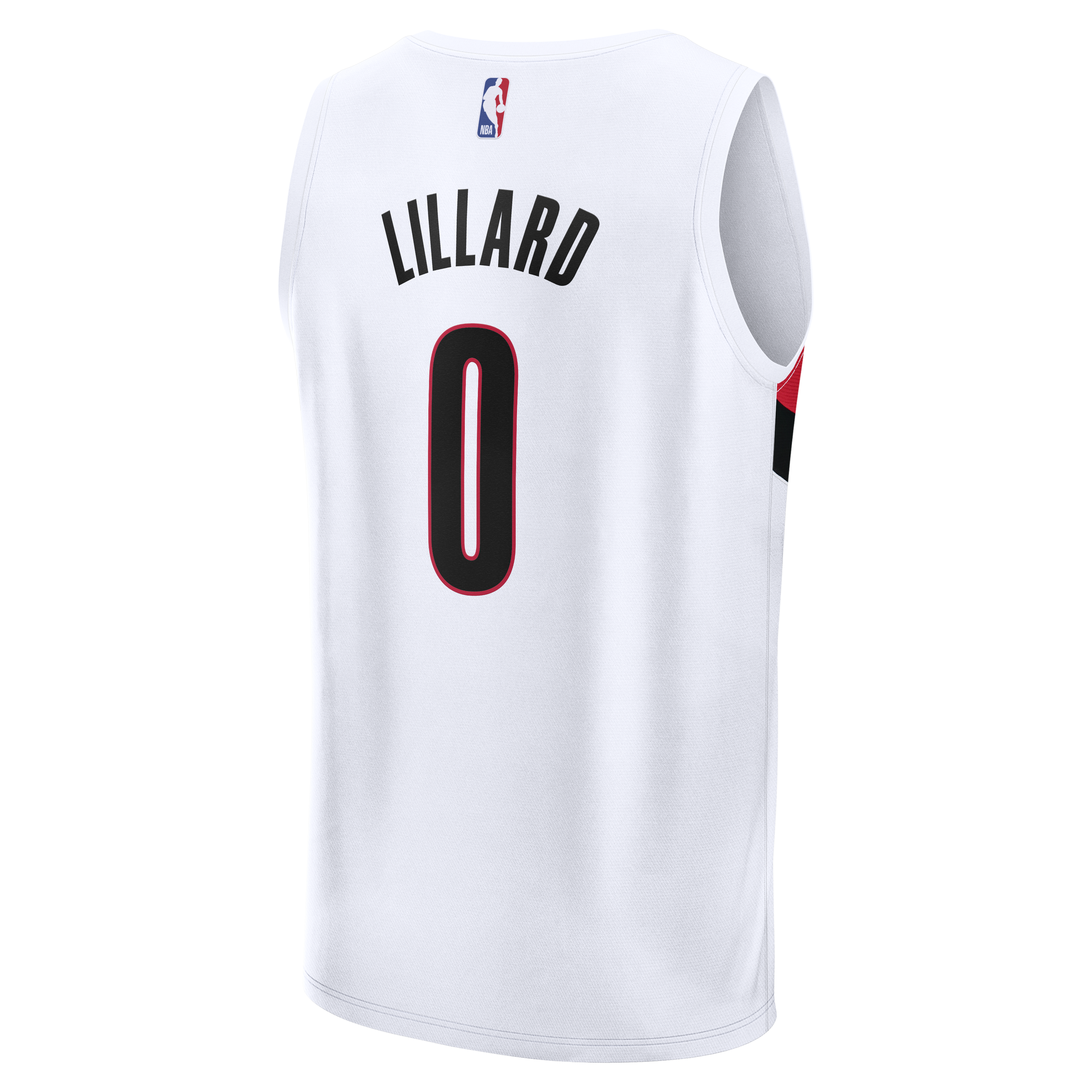 Damian Lillard Portland Trail Blazers Fanatics Fast Break Replica Jersey – White – Association Edition Clowdercats