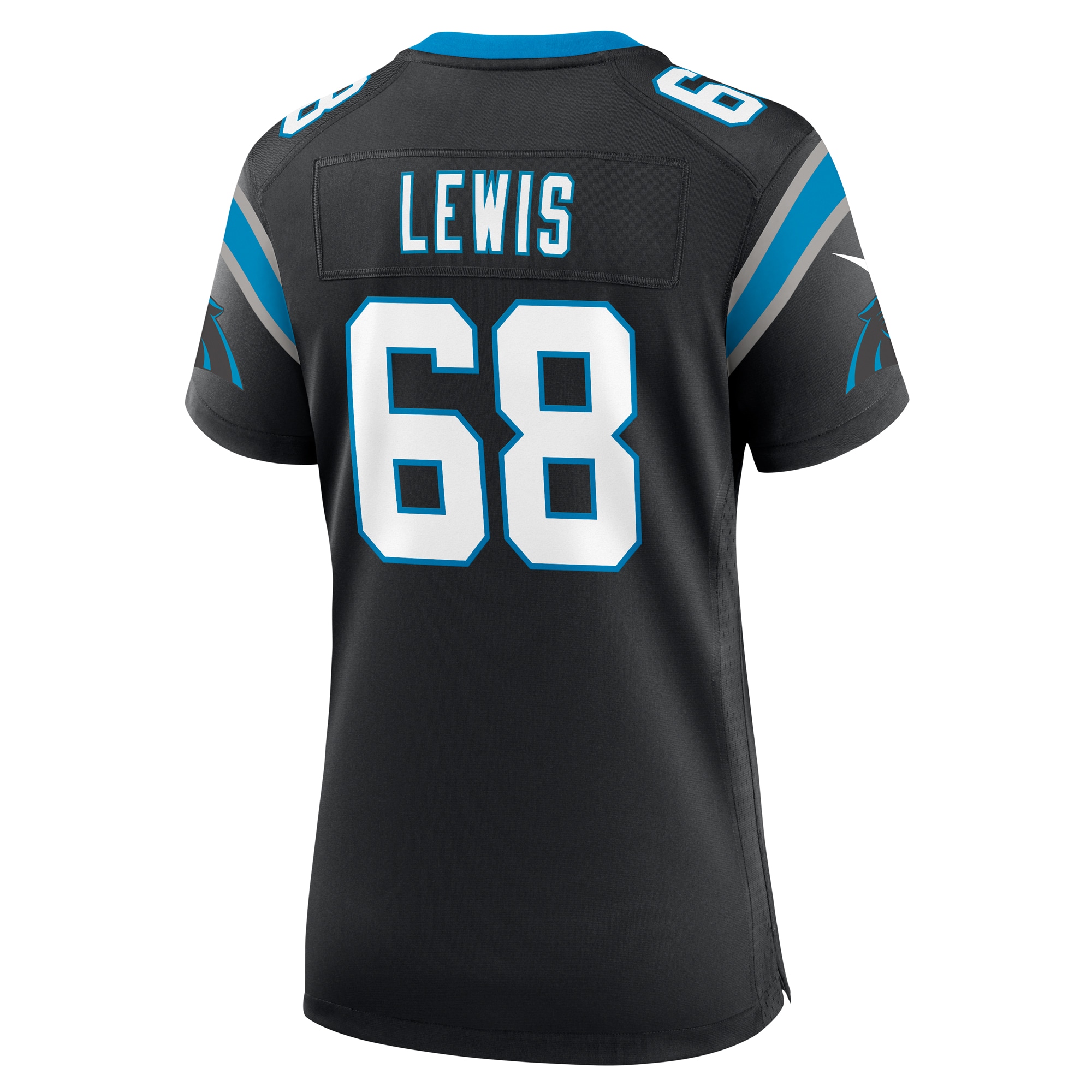 Damien Lewis Carolina Panthers Nike Women’s Game Jersey – Black Clowdercats