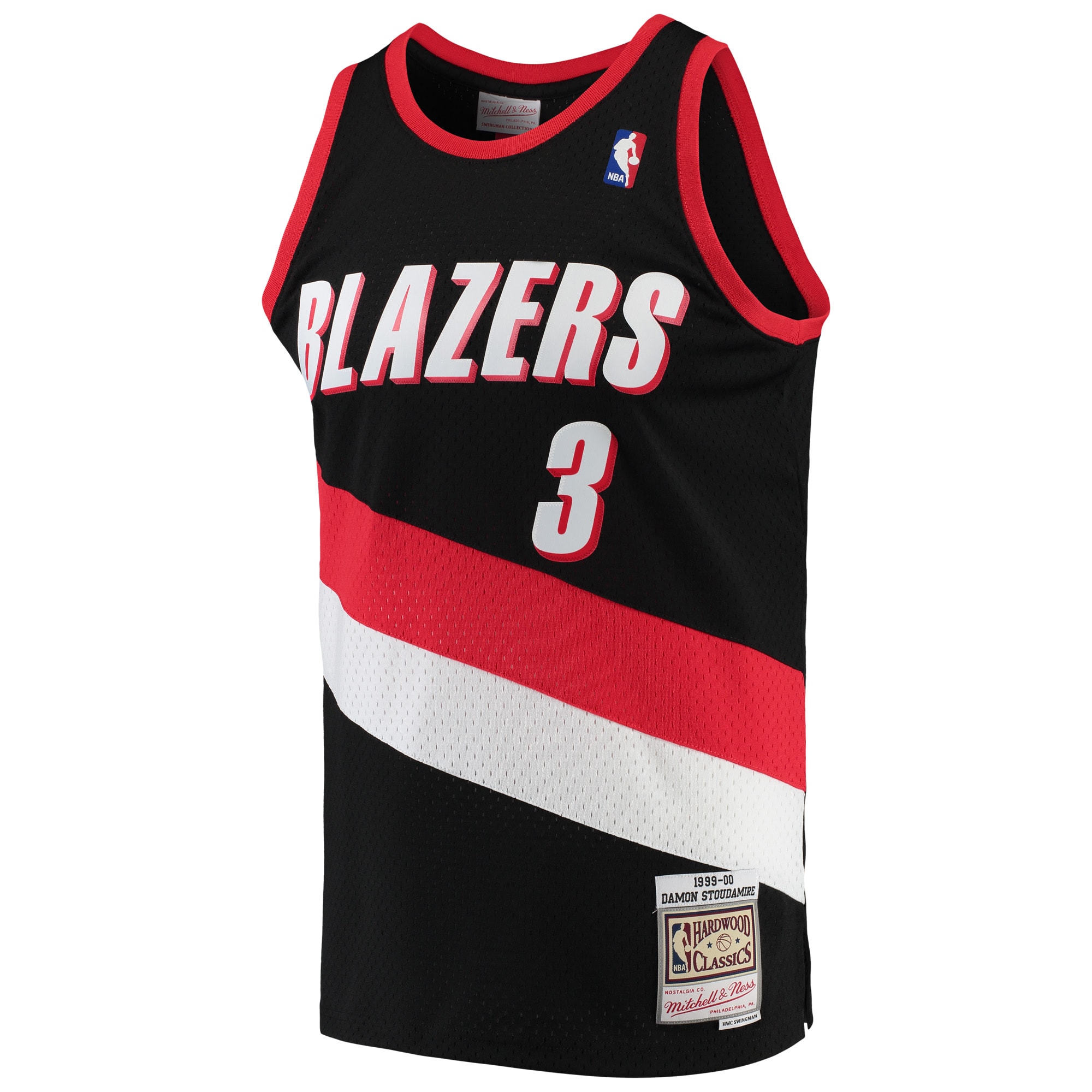 Damon Stoudamire Portland Trail Blazers Mitchell & Ness 1999/00 Hardwood Classics Swingman Jersey – Black Clowdercats