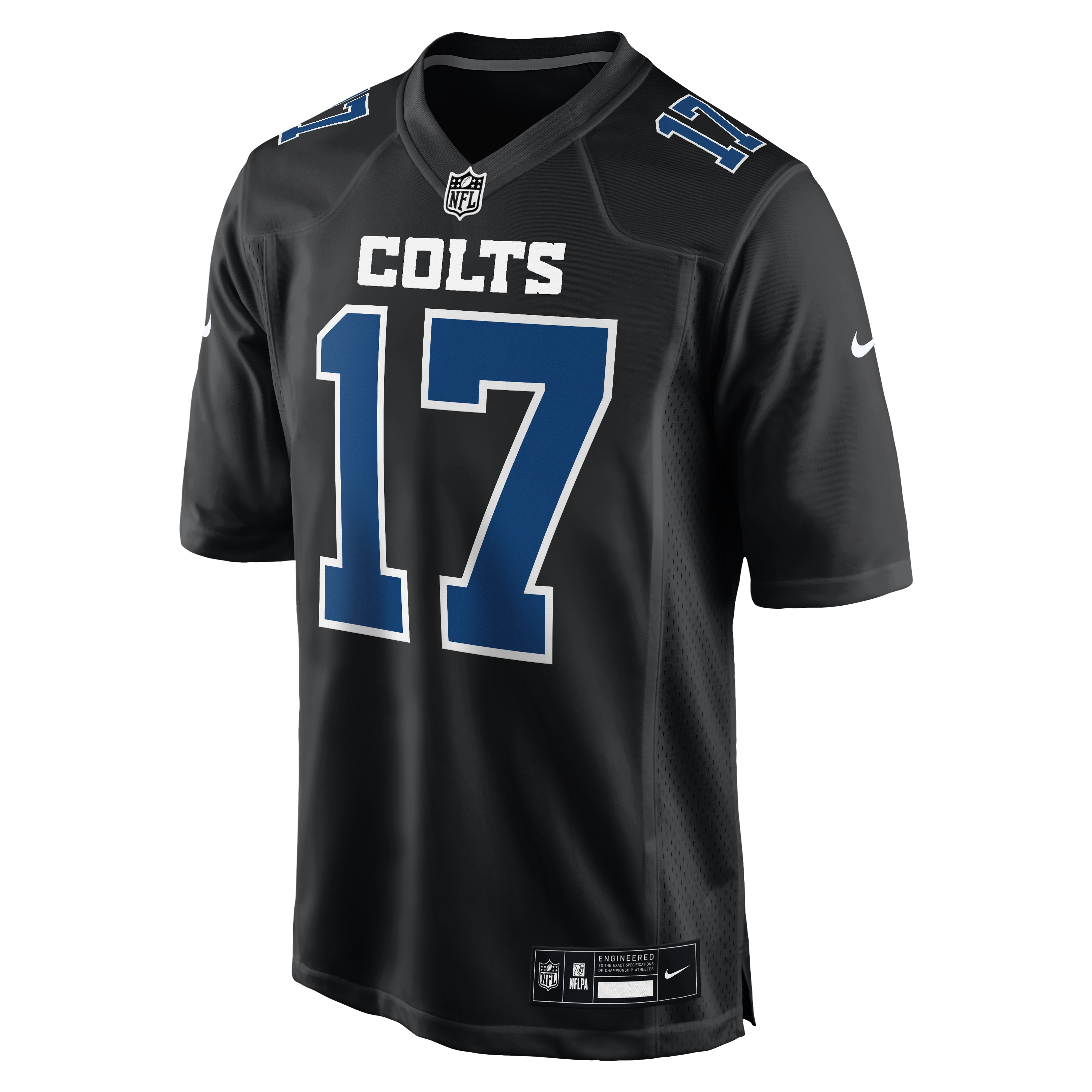 Daniel Jones Indianapolis Colts Nike Fashion Game Jersey – Carbon Black Clowdercats