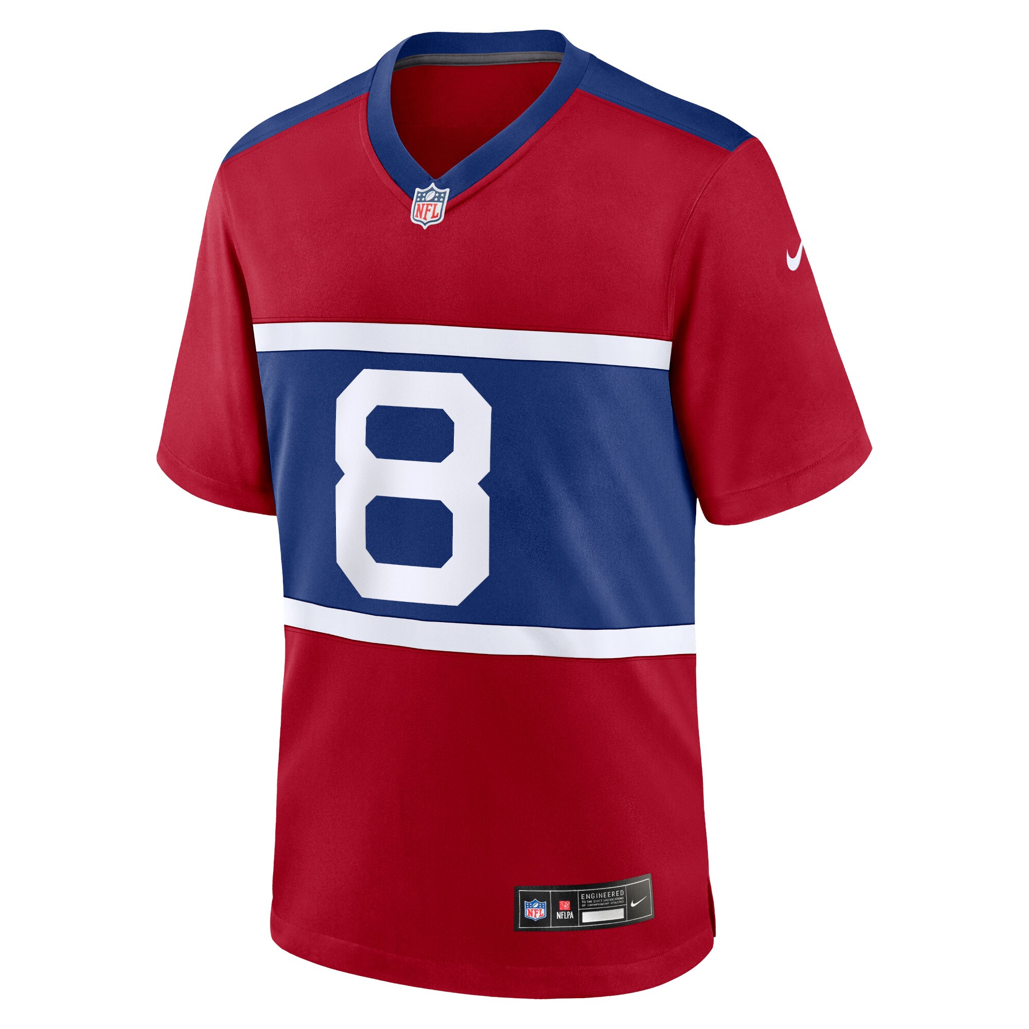 Daniel Jones New York Giants Nike Alternate Player Game Jersey – Century Red Clowdercats