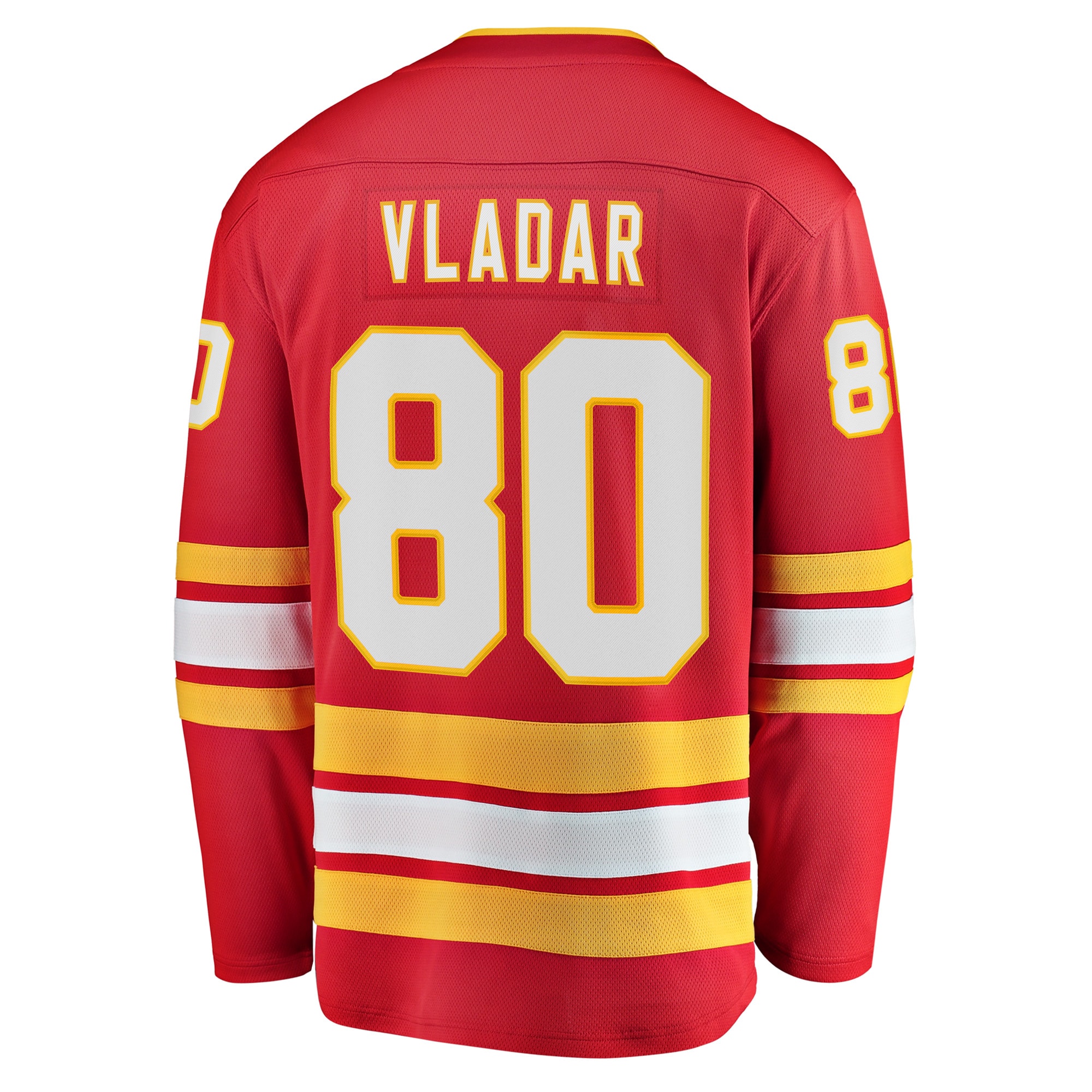 Daniel Vladar Calgary Flames Fanatics Home Breakaway Player Jersey – Red Clowdercats