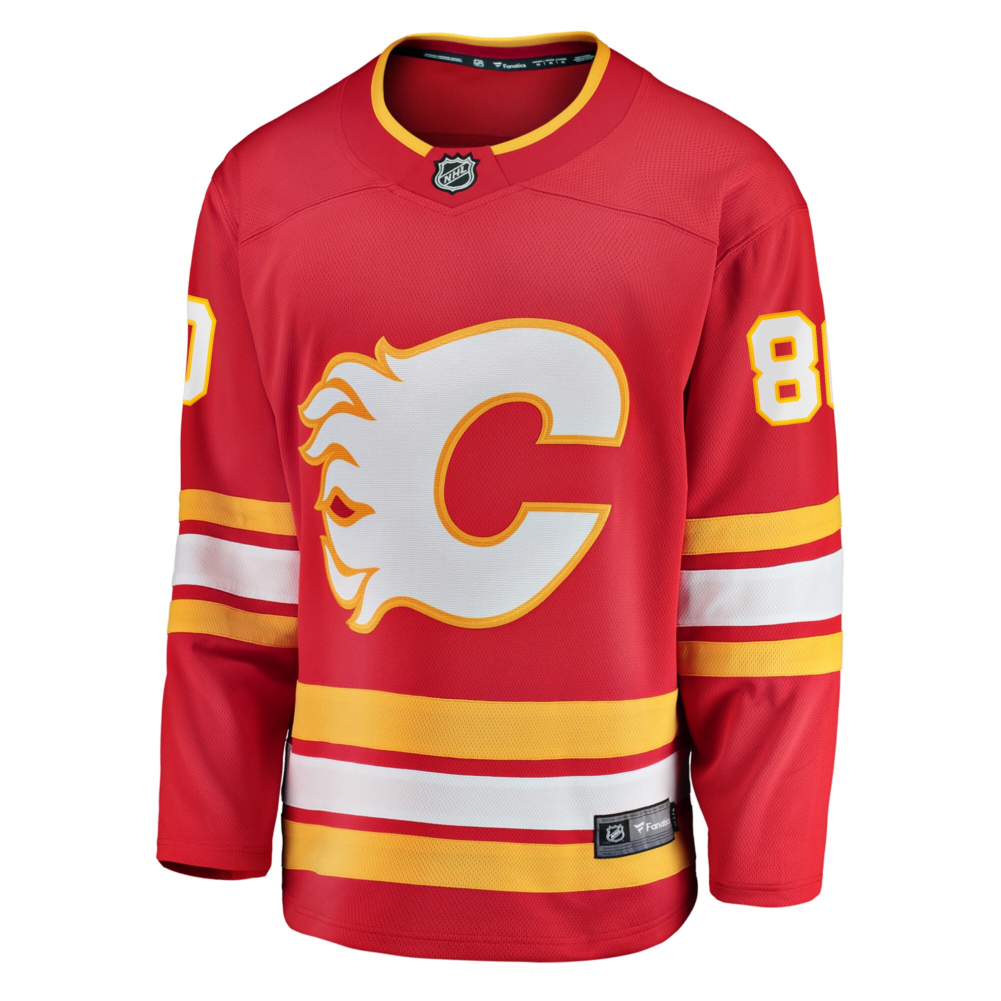 Daniel Vladar Calgary Flames Fanatics Home Breakaway Player Jersey – Red Clowdercats