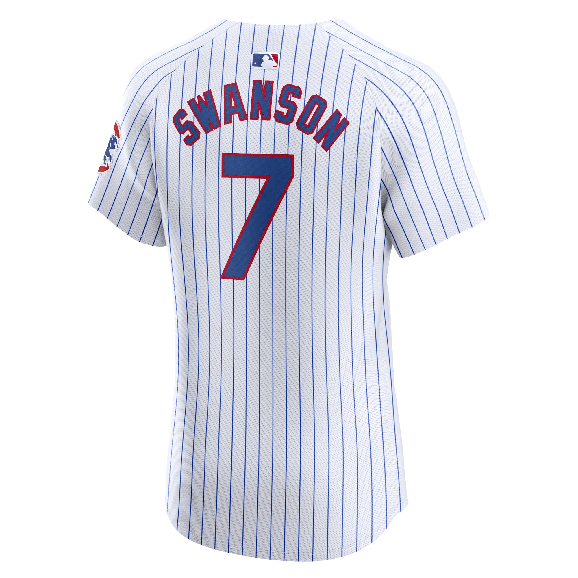 Dansby Swanson Chicago Cubs Nike Home Elite Player Jersey – White
