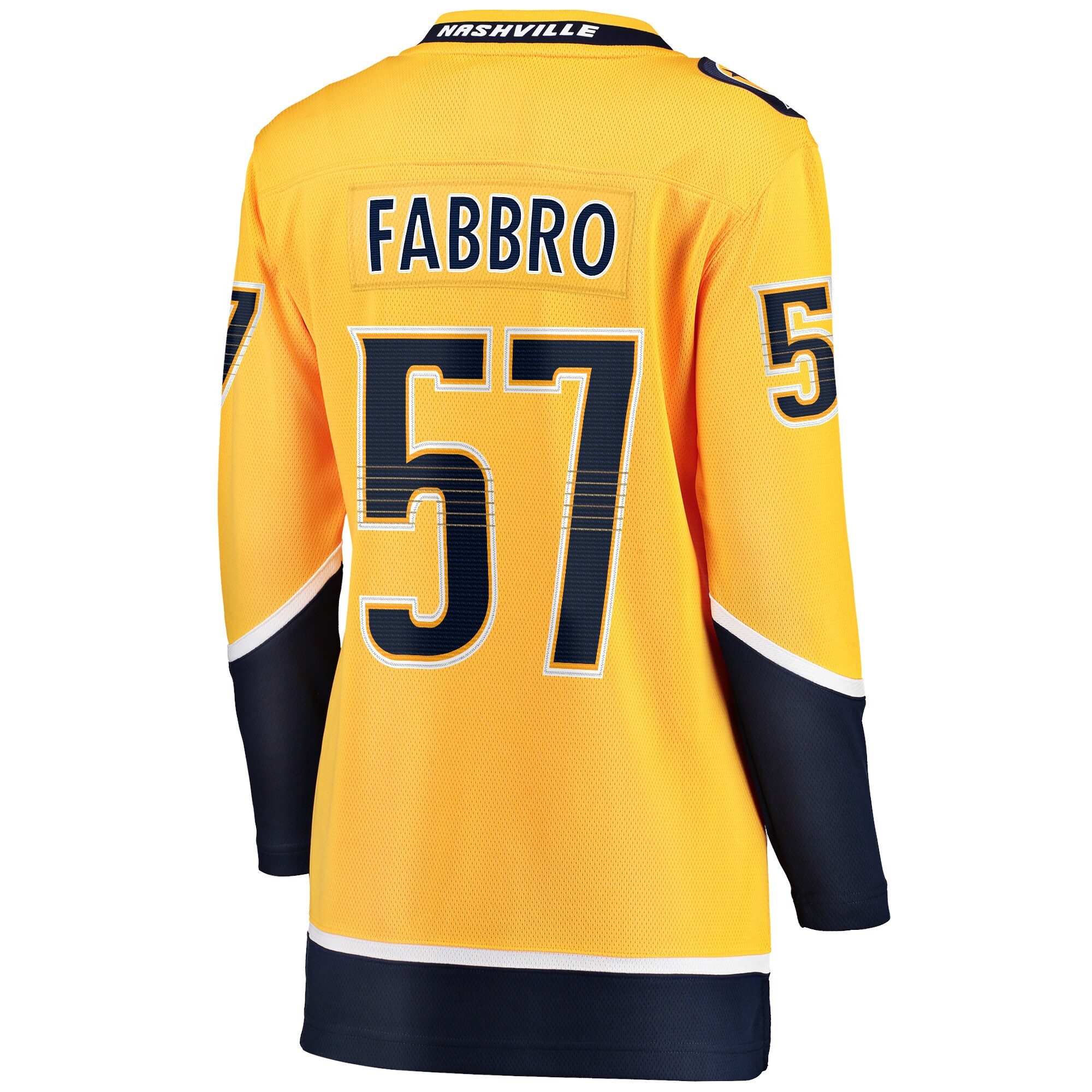Dante Fabbro Nashville Predators Fanatics Women’s Home Breakaway Player Jersey – Gold Clowdercats