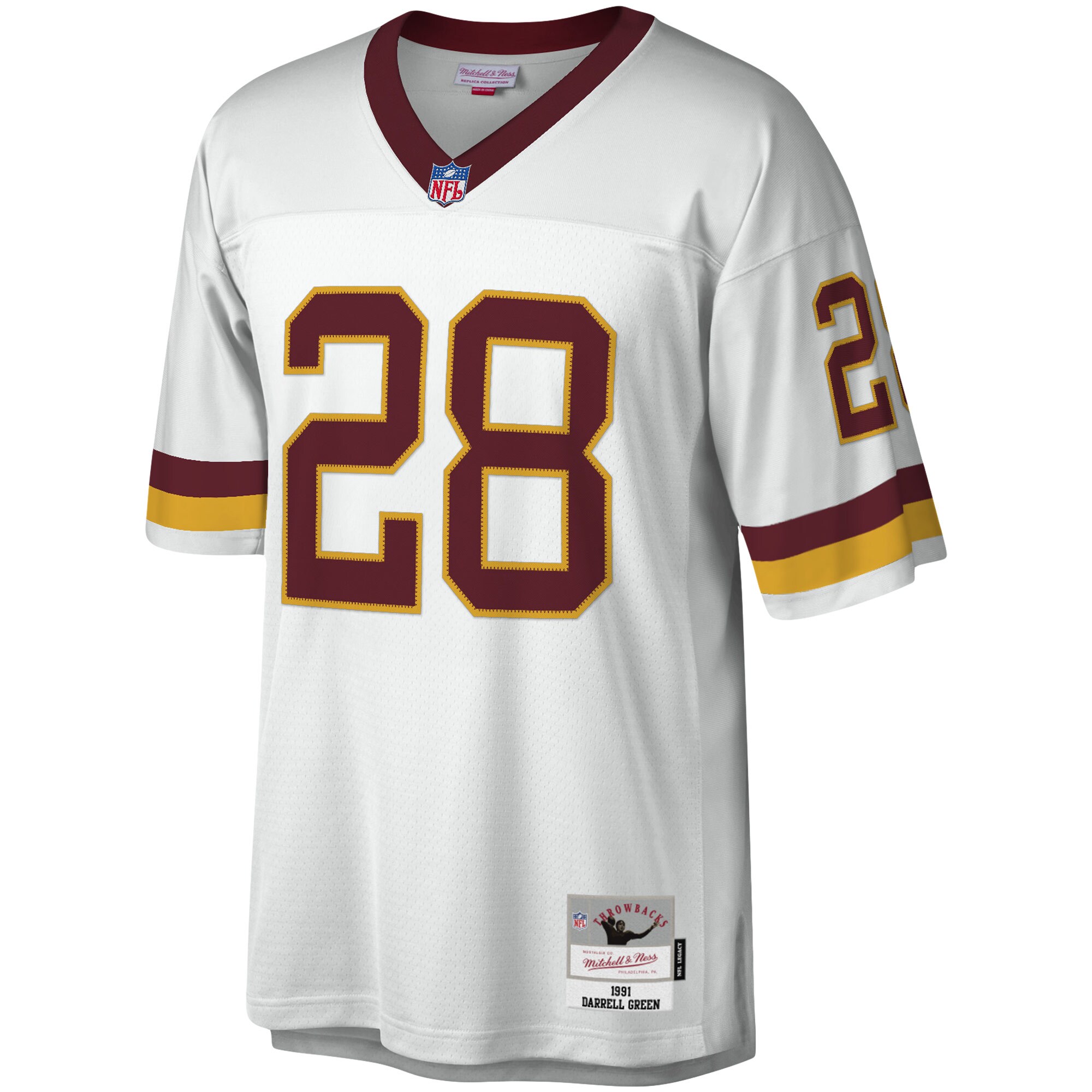 Darrell Green Washington Football Team Mitchell & Ness Legacy Replica Jersey – White Clowdercats