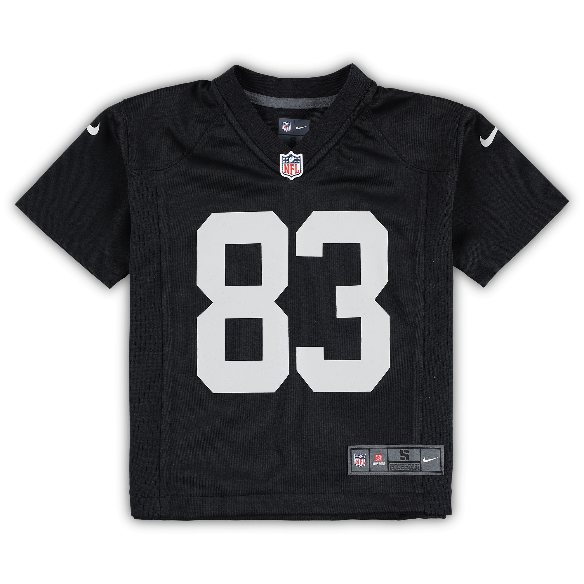 Darren Waller Las Vegas Raiders Nike Preschool Game Jersey – Black Clowdercats