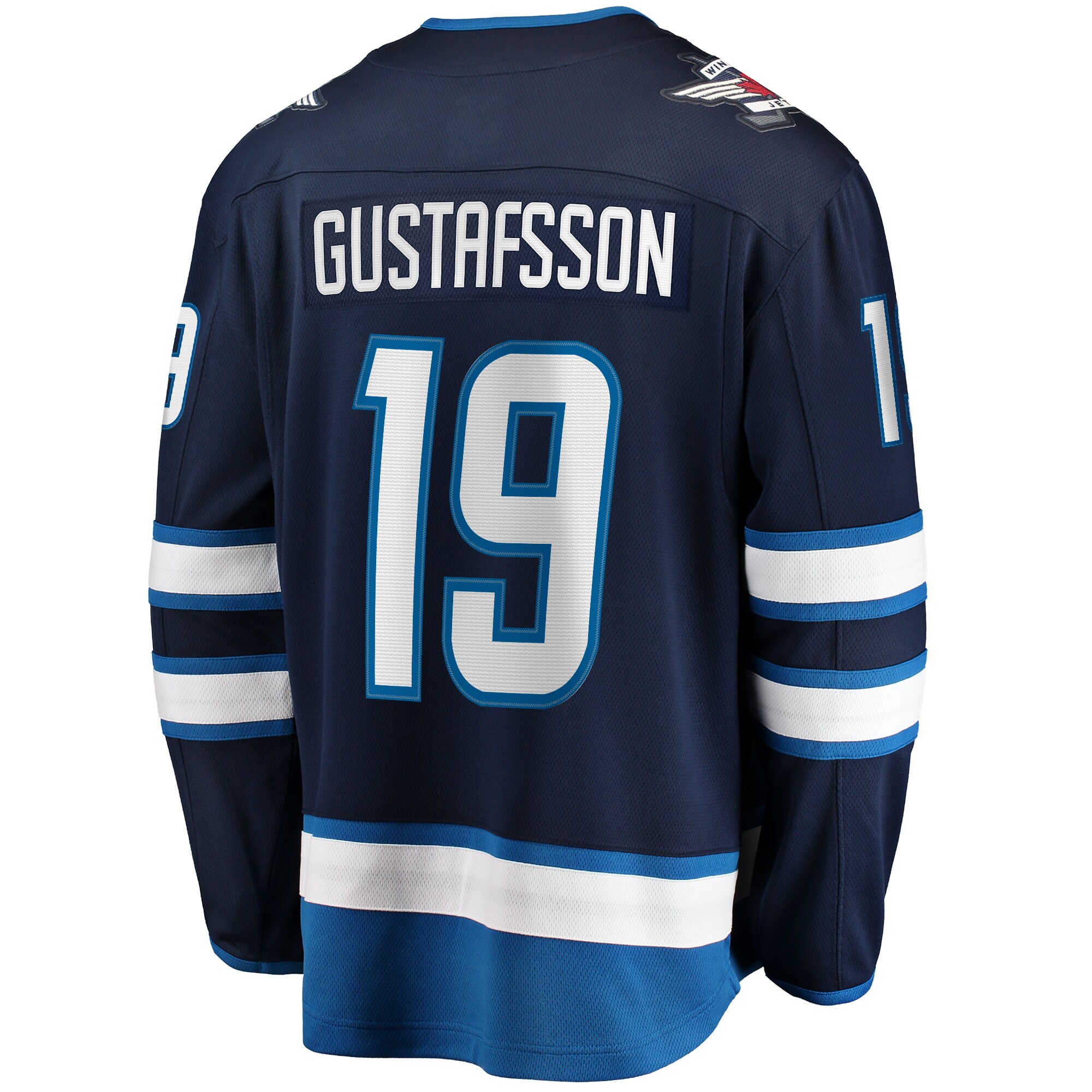 David Gustafsson Winnipeg Jets Fanatics Home Premier Breakaway Player Jersey – Navy Clowdercats