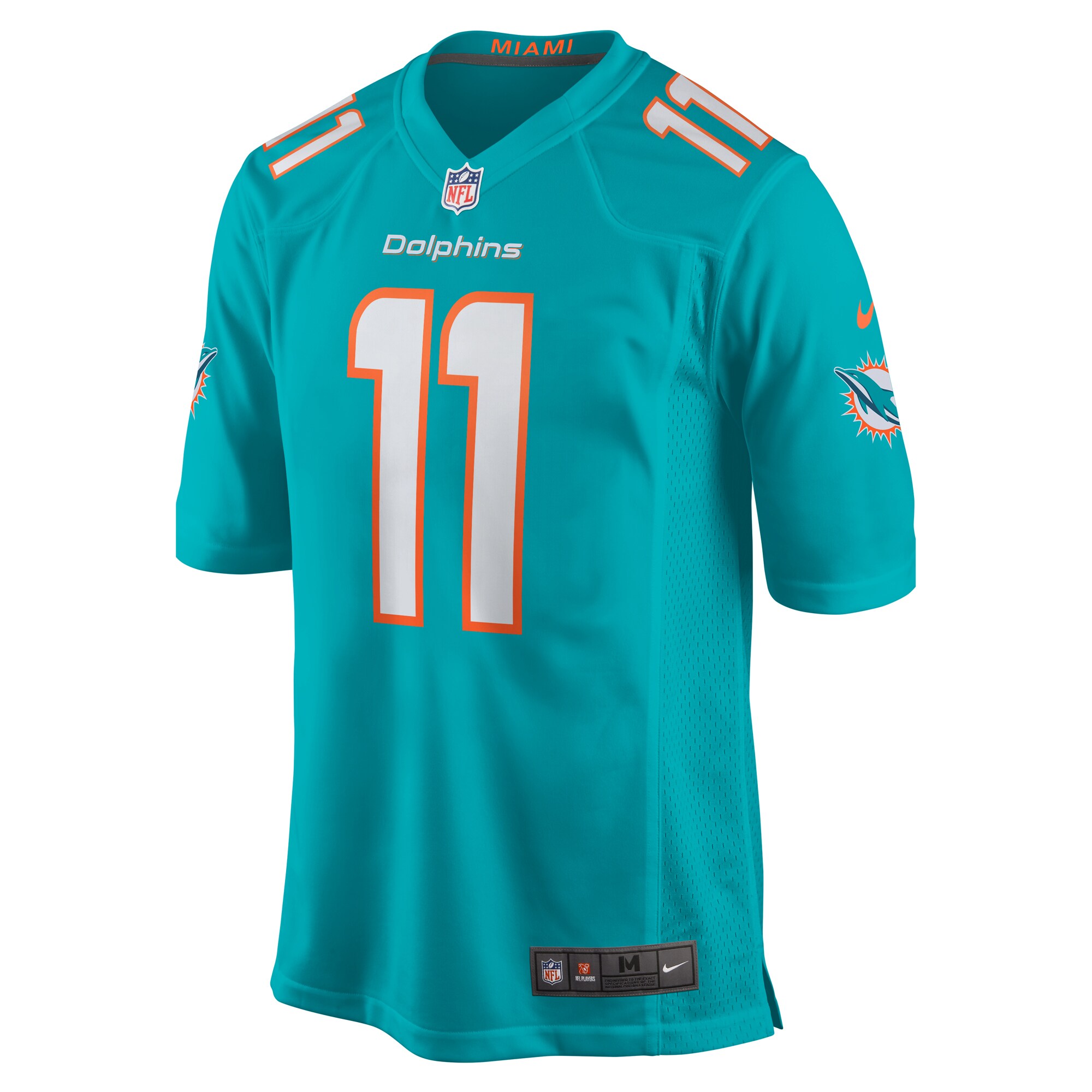 David Long Jr. Miami Dolphins Nike Game Jersey – Aqua Clowdercats